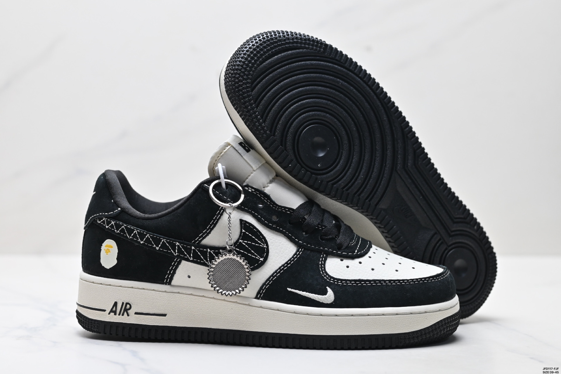 180 耐克Nike Air Force 1“07空军一号低帮百搭休闲运动板鞋 AJ7747-100