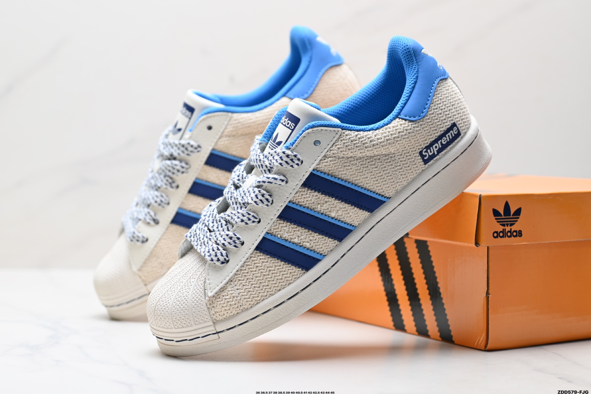 240 Adidas Originals Superstar 阿迪达斯 三叶草 贝壳头’DIY’系列低帮经典百搭休闲运动板鞋 HS3070