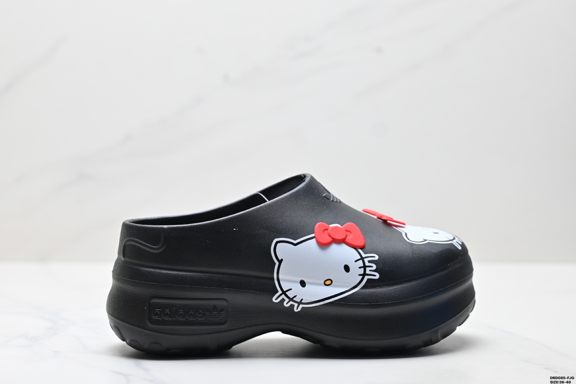 110 Adidas originals AdiFOM Stan Smith Mule W 厚底穆勒厨师鞋 Hello Kitty 凯蒂猫包头拖鞋 IE9127