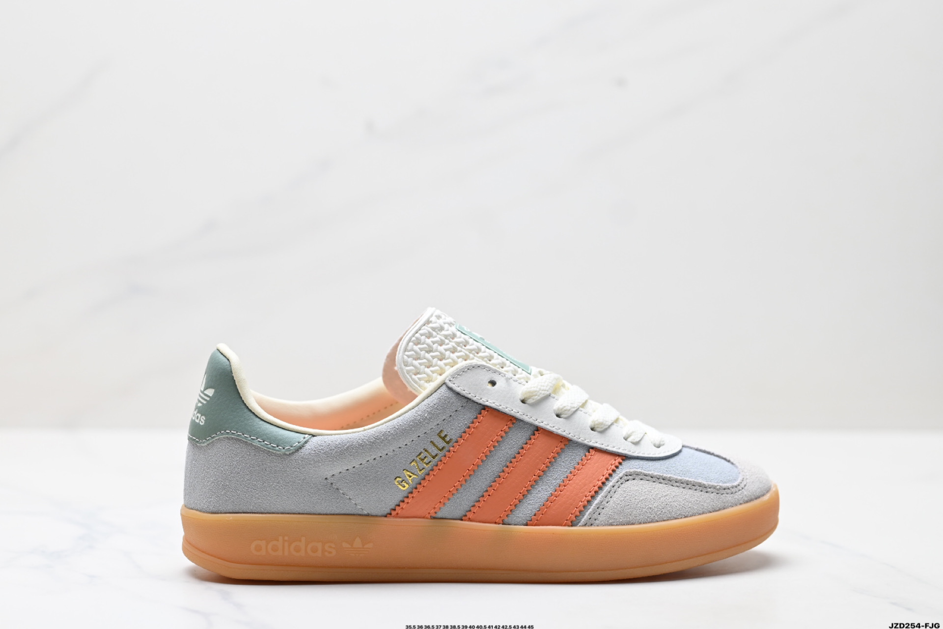 150 Adidas Originals Gazelle INdoor 三叶草休闲防滑耐磨低帮板鞋 JQ0011