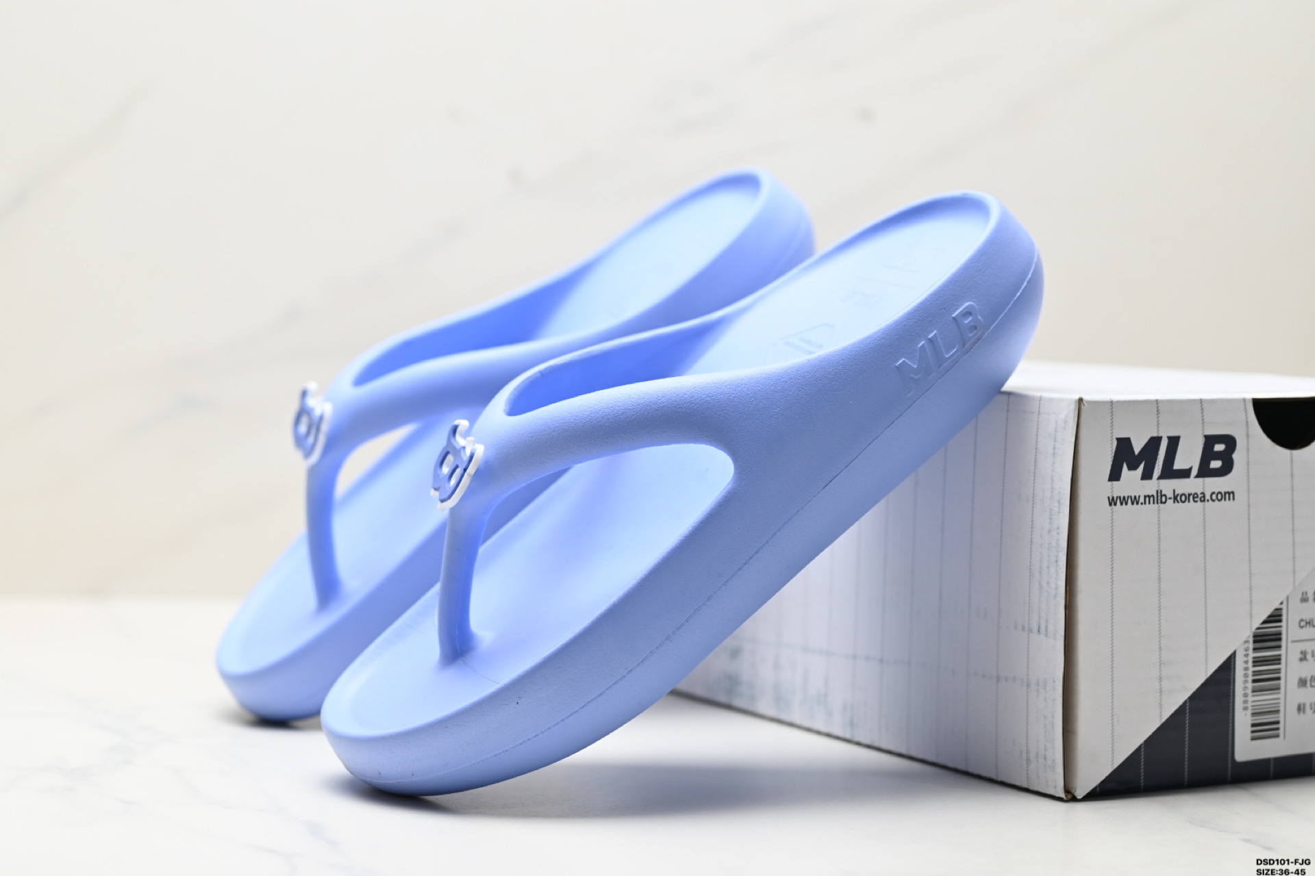 100 MLB SLIPPER CHUNKY BOUNCER FLIP-FLOP 洛杉矶道奇队 EVA 防滑耐磨 运动拖鞋 3ALPFBF33