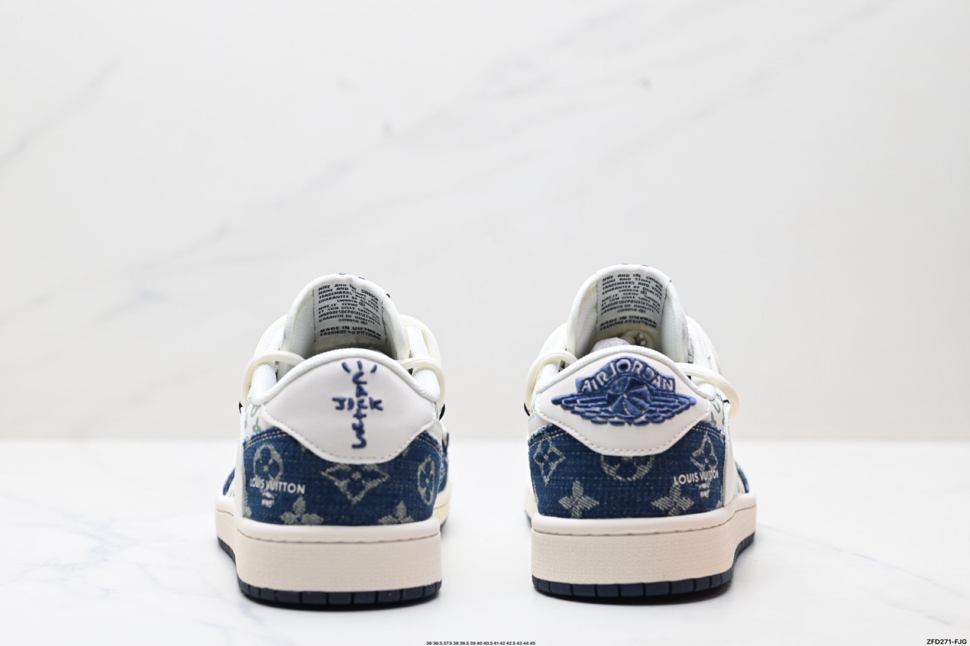 290 Nike Air Jordan 1 x Travis Scott AJ1倒勾 乔一倒钩 ‘DIY’定制 耐克 低帮文化篮球鞋 YX5066-322