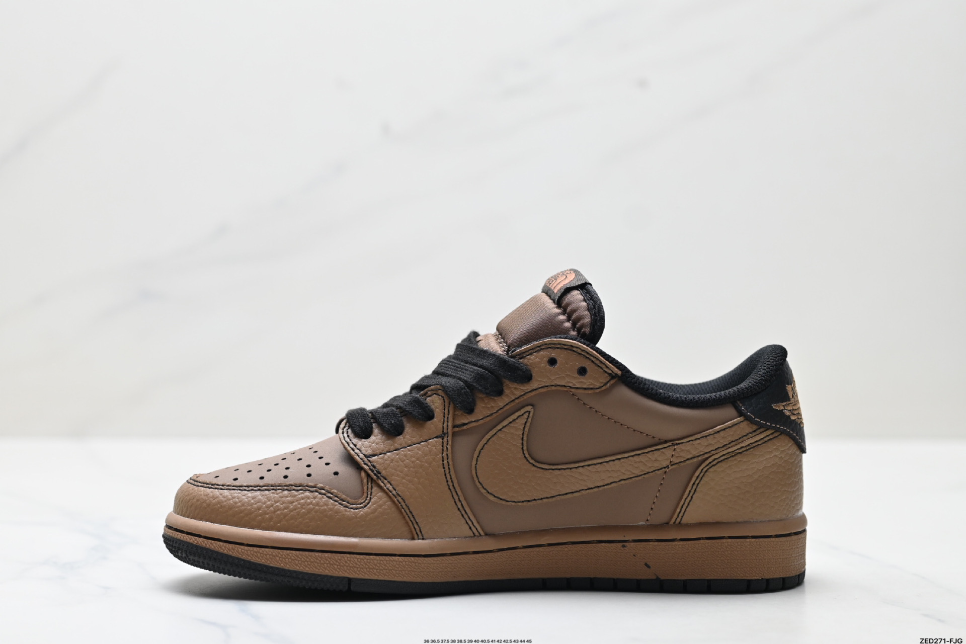 270 Nike Air Jordan 1 x Travis Scott AJ1倒勾 乔一倒钩 ‘DIY’定制 耐克 低帮文化篮球鞋 XZ5749-001