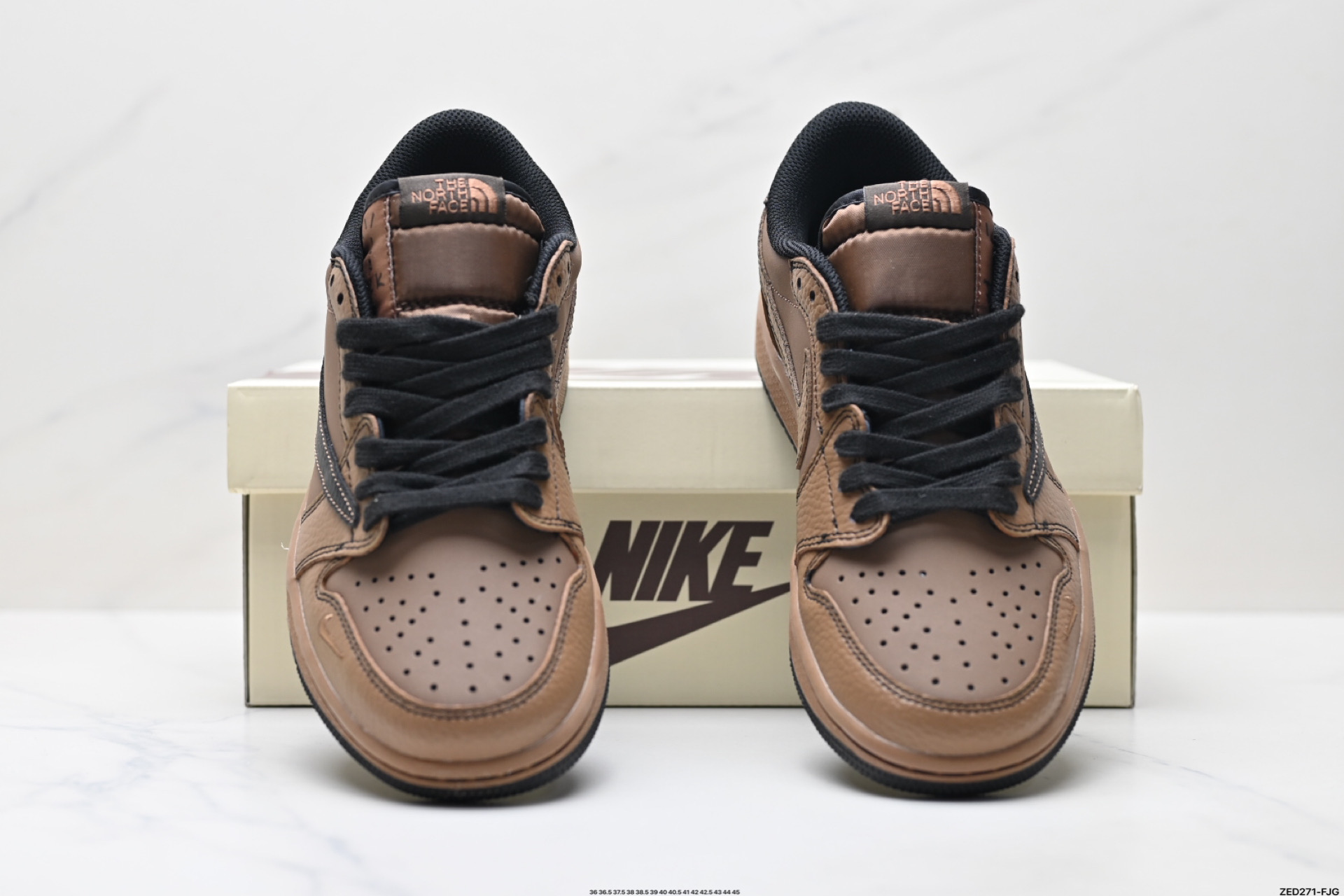 270 Nike Air Jordan 1 x Travis Scott AJ1倒勾 乔一倒钩 ‘DIY’定制 耐克 低帮文化篮球鞋 XZ5749-001