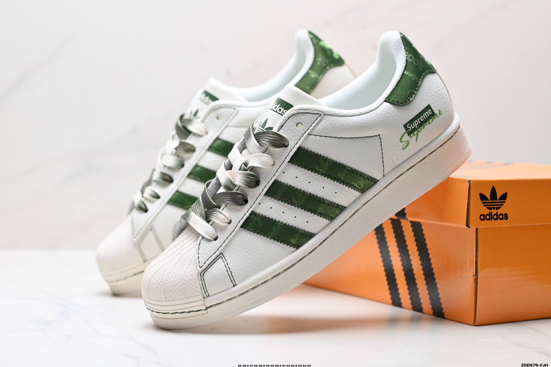 240 Adidas Originals Superstar 阿迪达斯 三叶草 贝壳头’DIY’系列低帮经典百搭休闲运动板鞋 SD6822