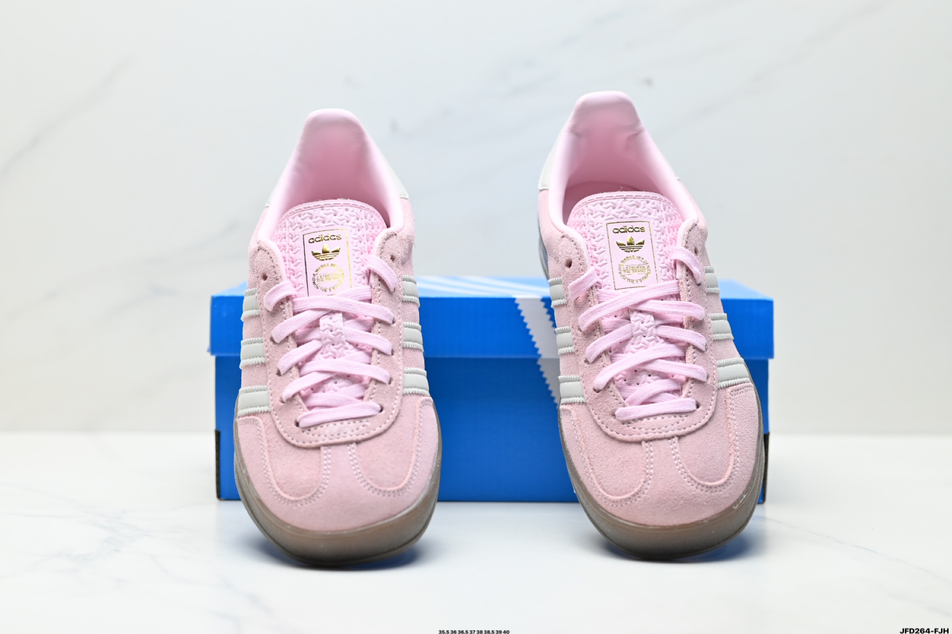 180 adidas Originals Gazelle Indoor 三叶草休闲防滑耐磨低帮板鞋 JI2716