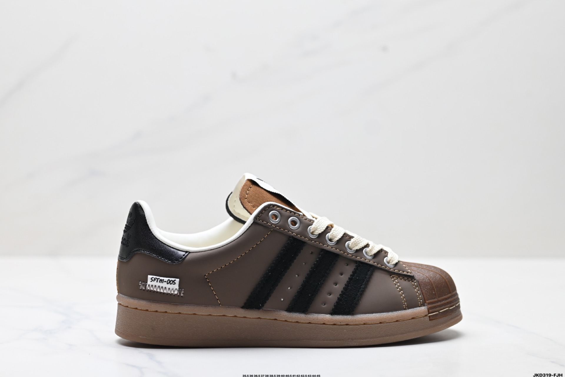 170 SFTM x Adidas Originals Superstar贝壳头系列 阿迪达斯 三叶草低帮经典百搭休闲运动板鞋 JR8043