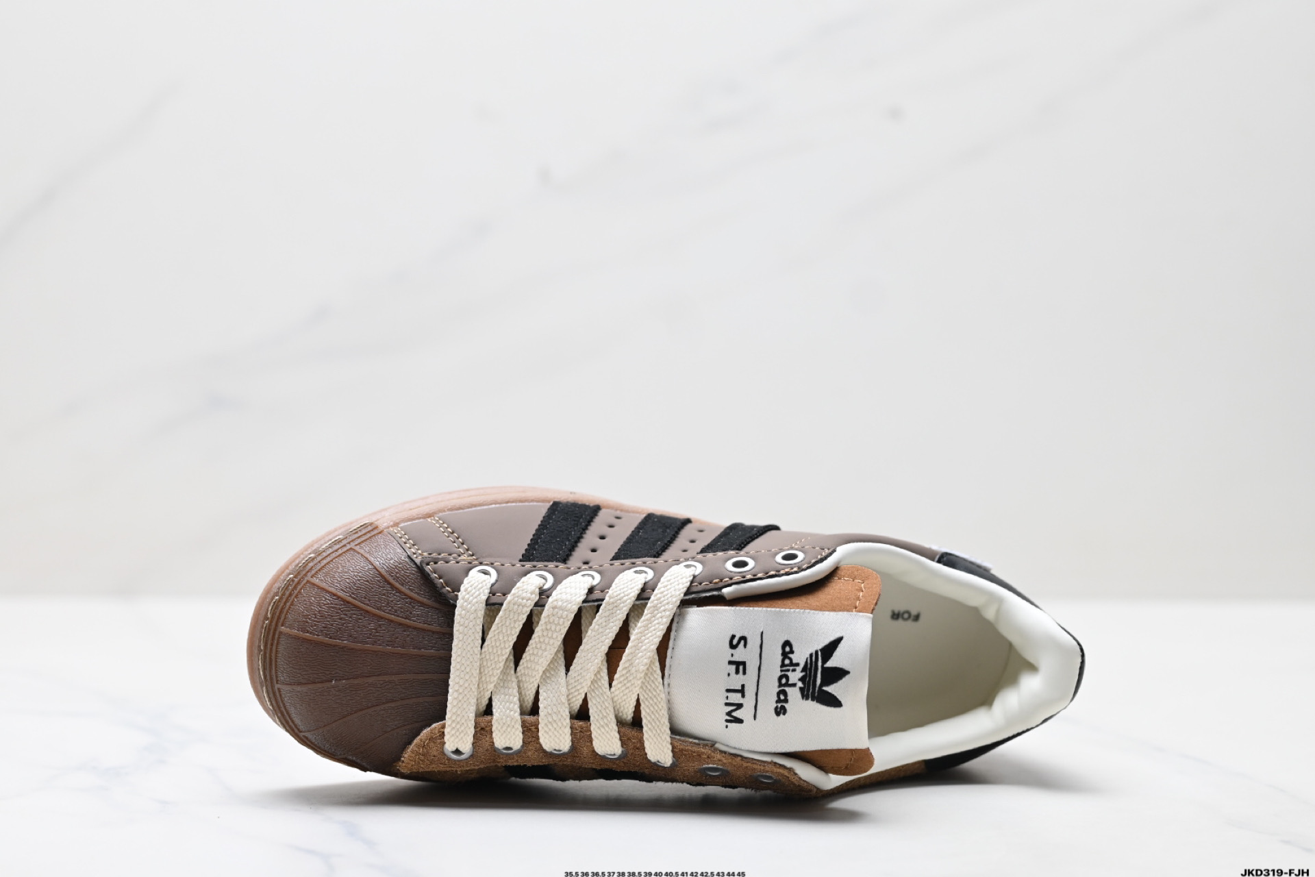 170 SFTM x Adidas Originals Superstar贝壳头系列 阿迪达斯 三叶草低帮经典百搭休闲运动板鞋 JR8043