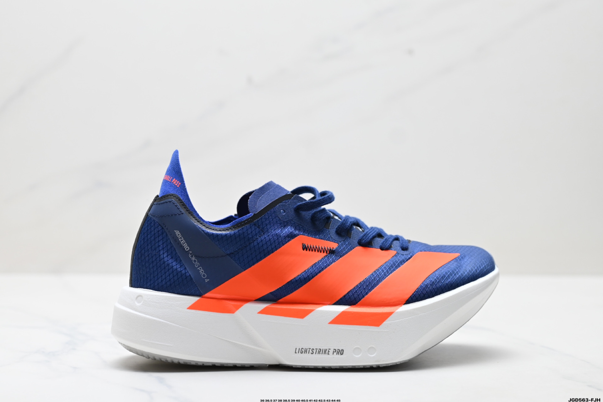 190 Adidas Adizero Adios Pro 4M 马拉松飞线贾卡轻质透气休闲运动跑步鞋 JR6370