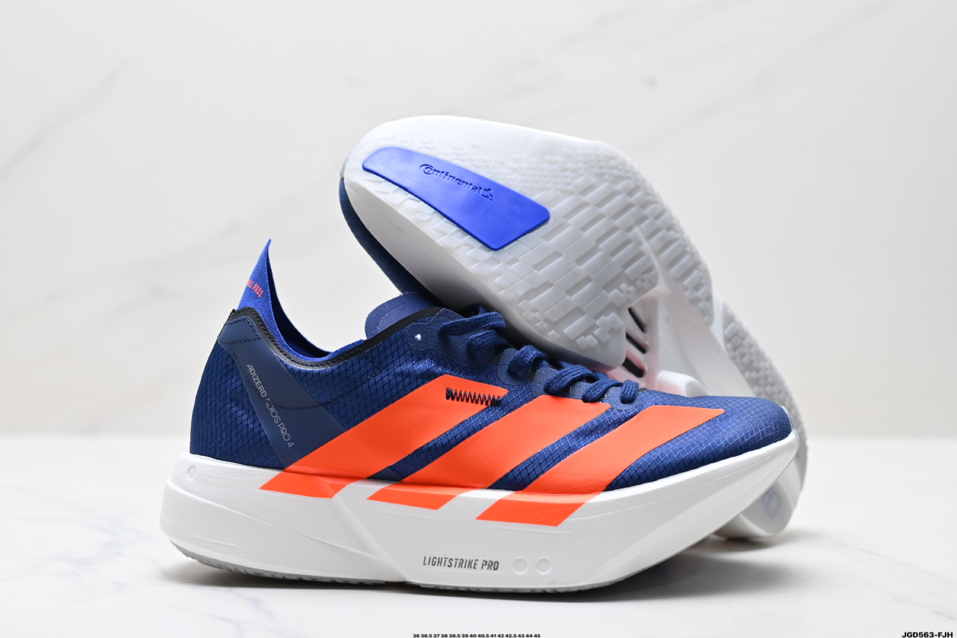 190 Adidas Adizero Adios Pro 4M 马拉松飞线贾卡轻质透气休闲运动跑步鞋 JR6370