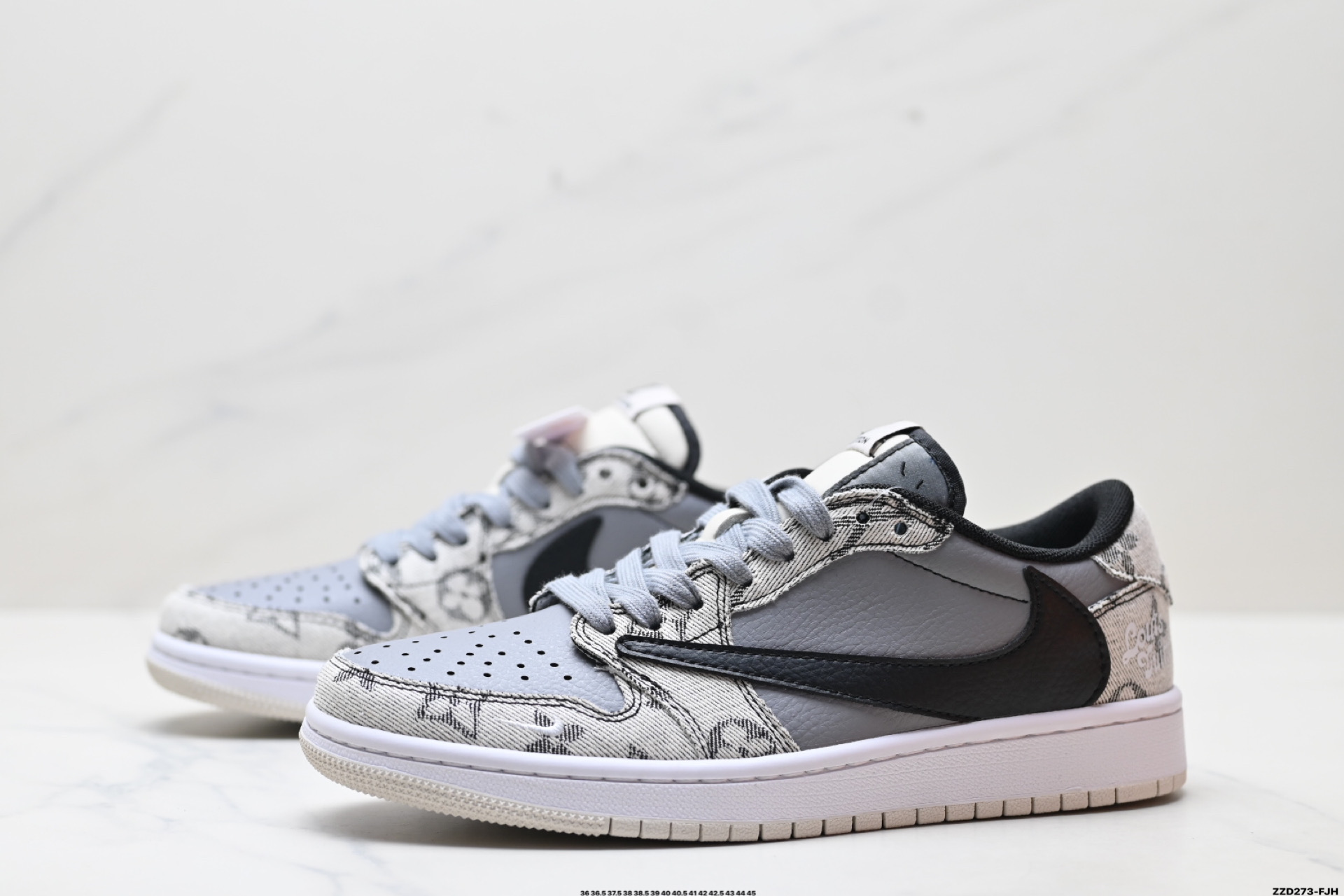 260 AJ1倒勾Travis Scott x Air Jordan 1 ” Reverse Mocha “ AJ1乔1 TS 闪电 联名倒钩 低帮文化篮球鞋 XD0798-302