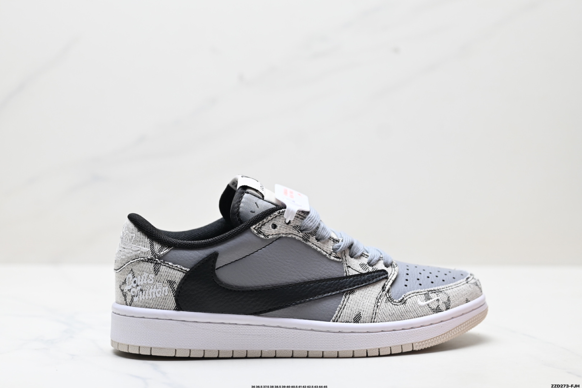 260 AJ1倒勾Travis Scott x Air Jordan 1 ” Reverse Mocha “ AJ1乔1 TS 闪电 联名倒钩 低帮文化篮球鞋 XD0798-302