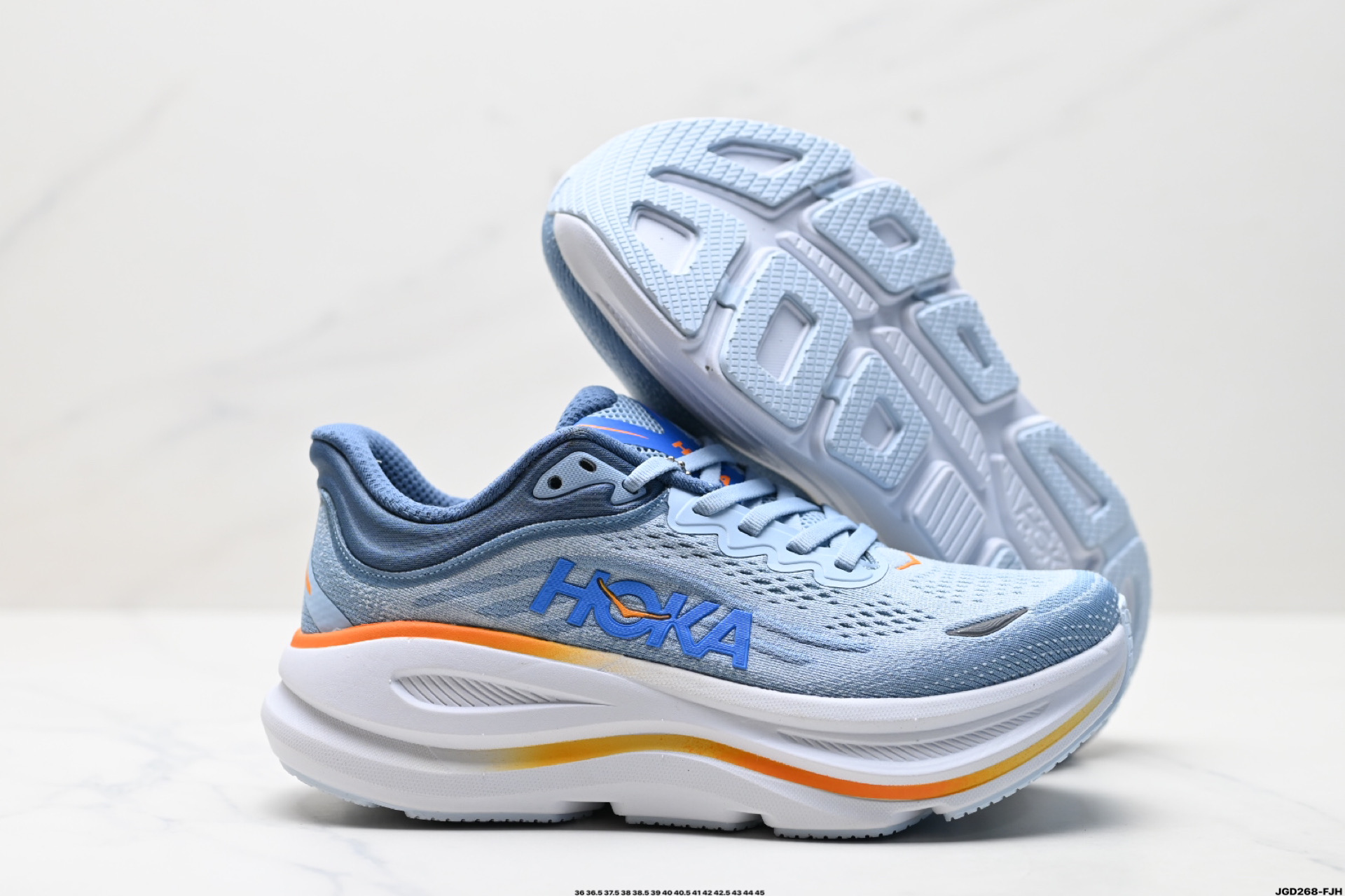 190 HOKA ONE ONE Bondi 9 复古舒适防滑耐磨 低帮 山地户外跑步鞋 1162012