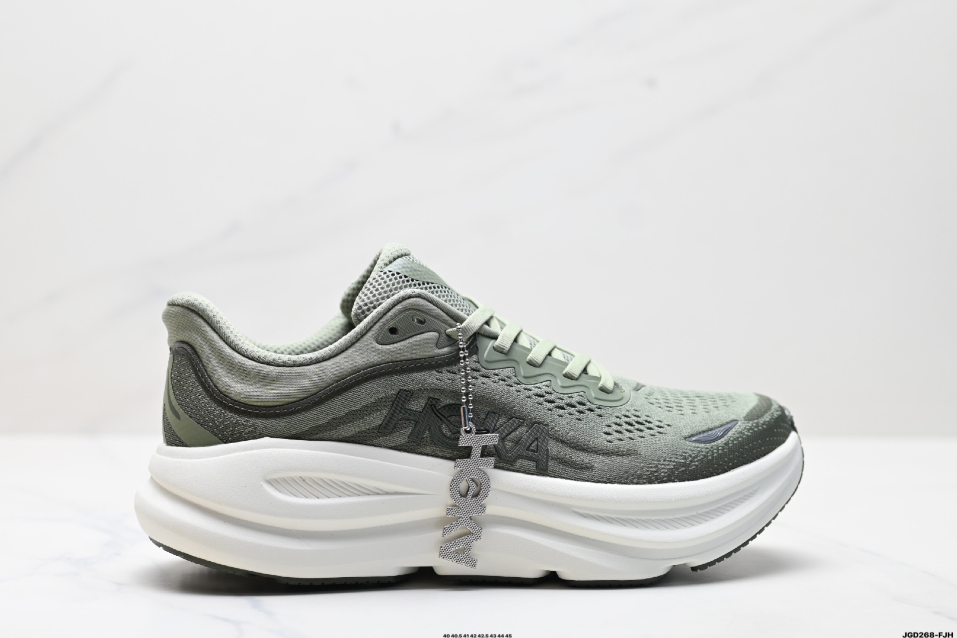190 HOKA ONE ONE Bondi 9 复古舒适防滑耐磨 低帮 山地户外跑步鞋 1162011
