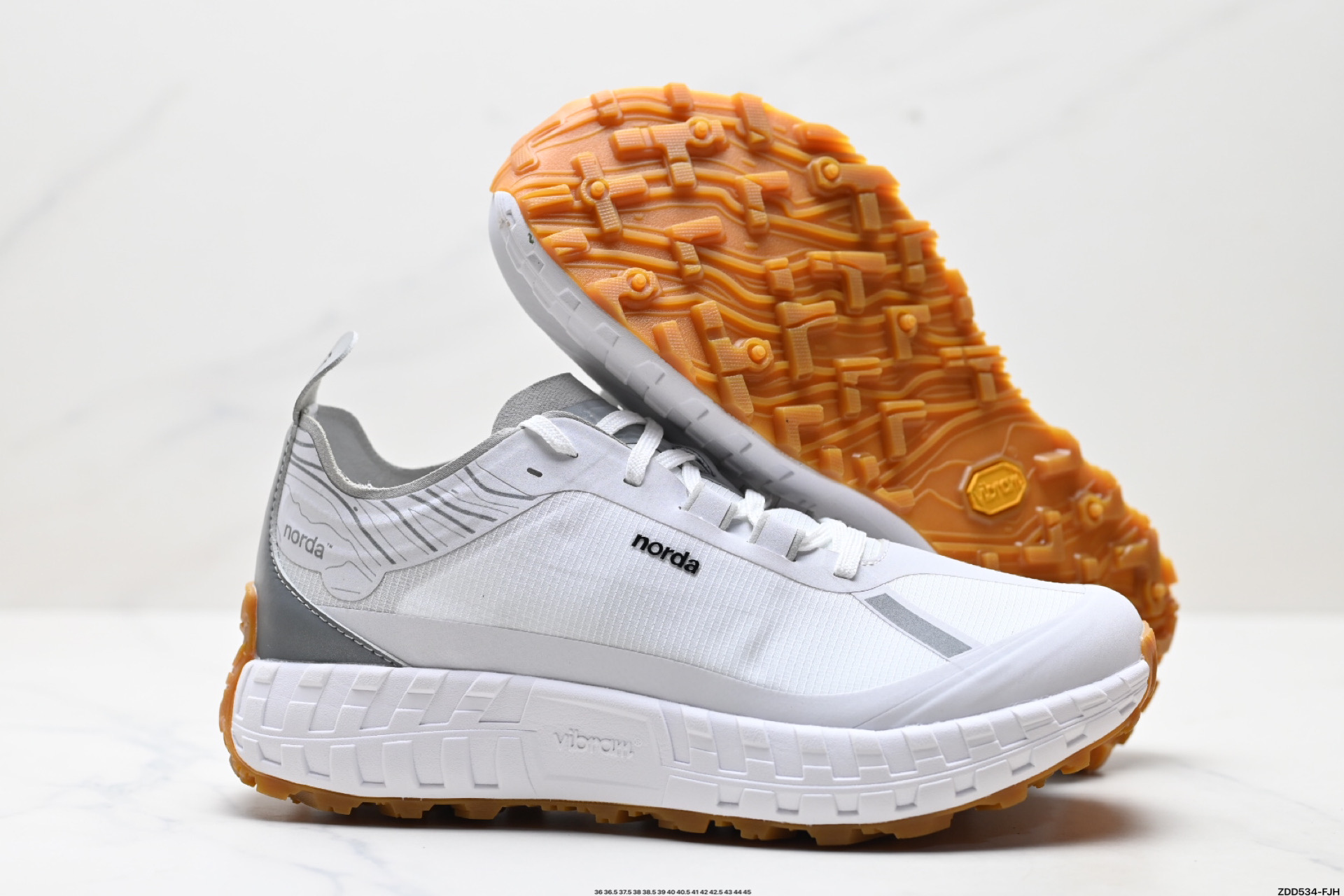 NORDA 001 厚底系带耐磨 低帮 户外 越野登山功能鞋 舒适鞋面 NORDA001-M-STLTHBLK-8