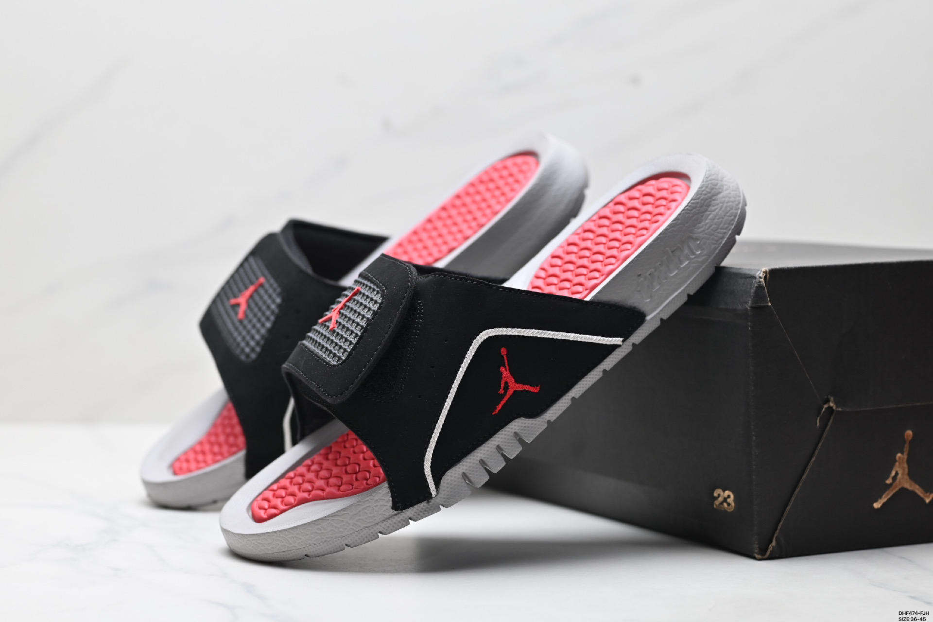 95 NIKE AIR JORDAN HYDRO XI RETRO BG 耐克 魔术贴运动拖鞋 DN4238-701