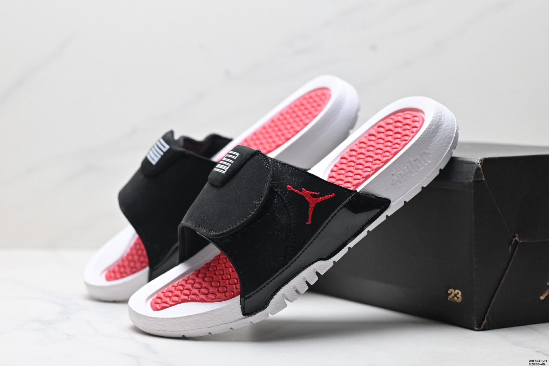 95 NIKE AIR JORDAN HYDRO XI RETRO BG 耐克 魔术贴运动拖鞋 DN4238-701