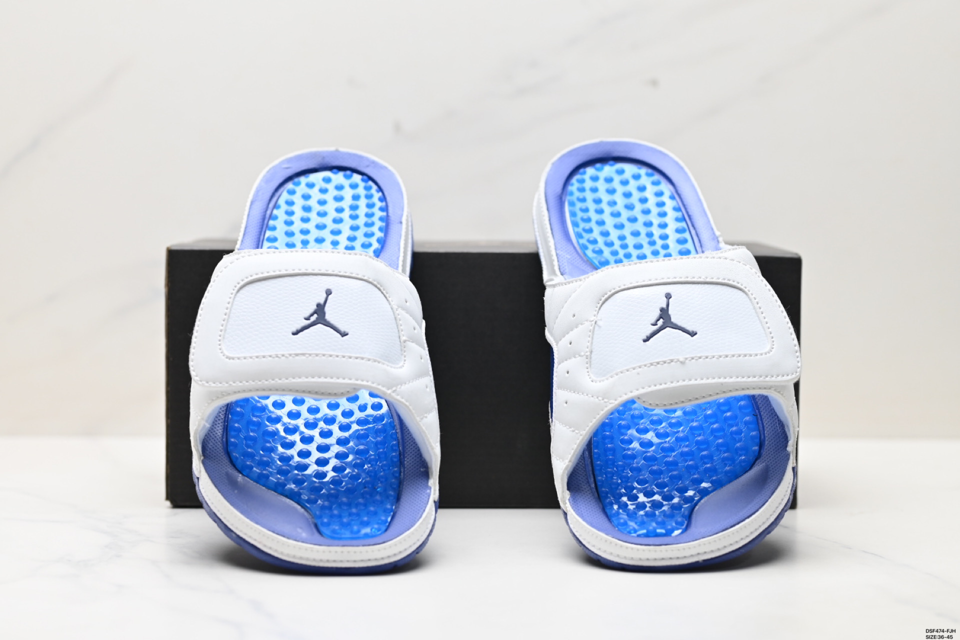 105 NIKE AIR JORDAN HYDRO XII RETRO BG 耐克 魔术贴运动拖鞋 820265-001
