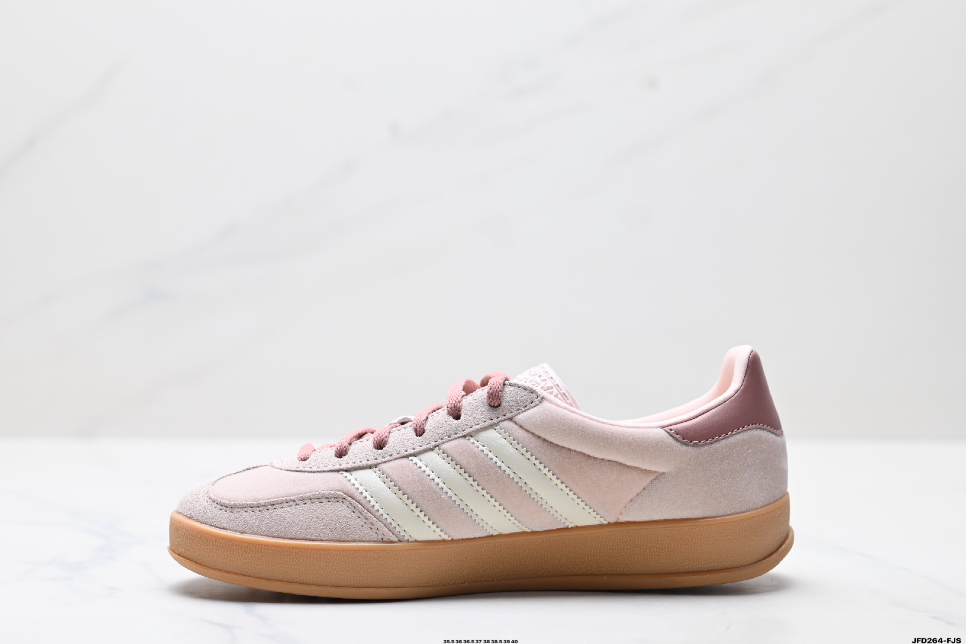 180 adidas Originals Gazelle Indoor 三叶草休闲防滑耐磨低帮板鞋 JR0232