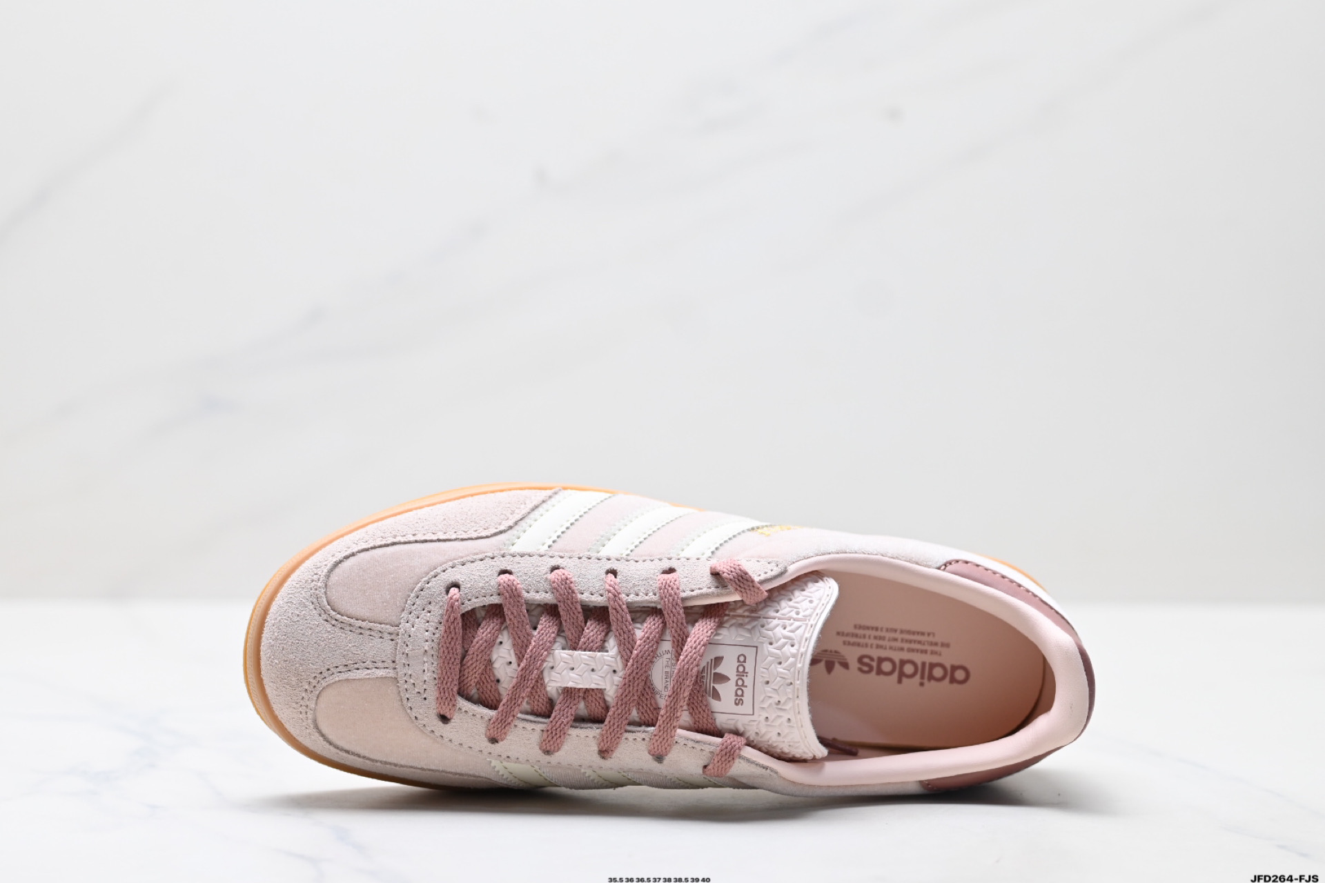 180 adidas Originals Gazelle Indoor 三叶草休闲防滑耐磨低帮板鞋 JR0232
