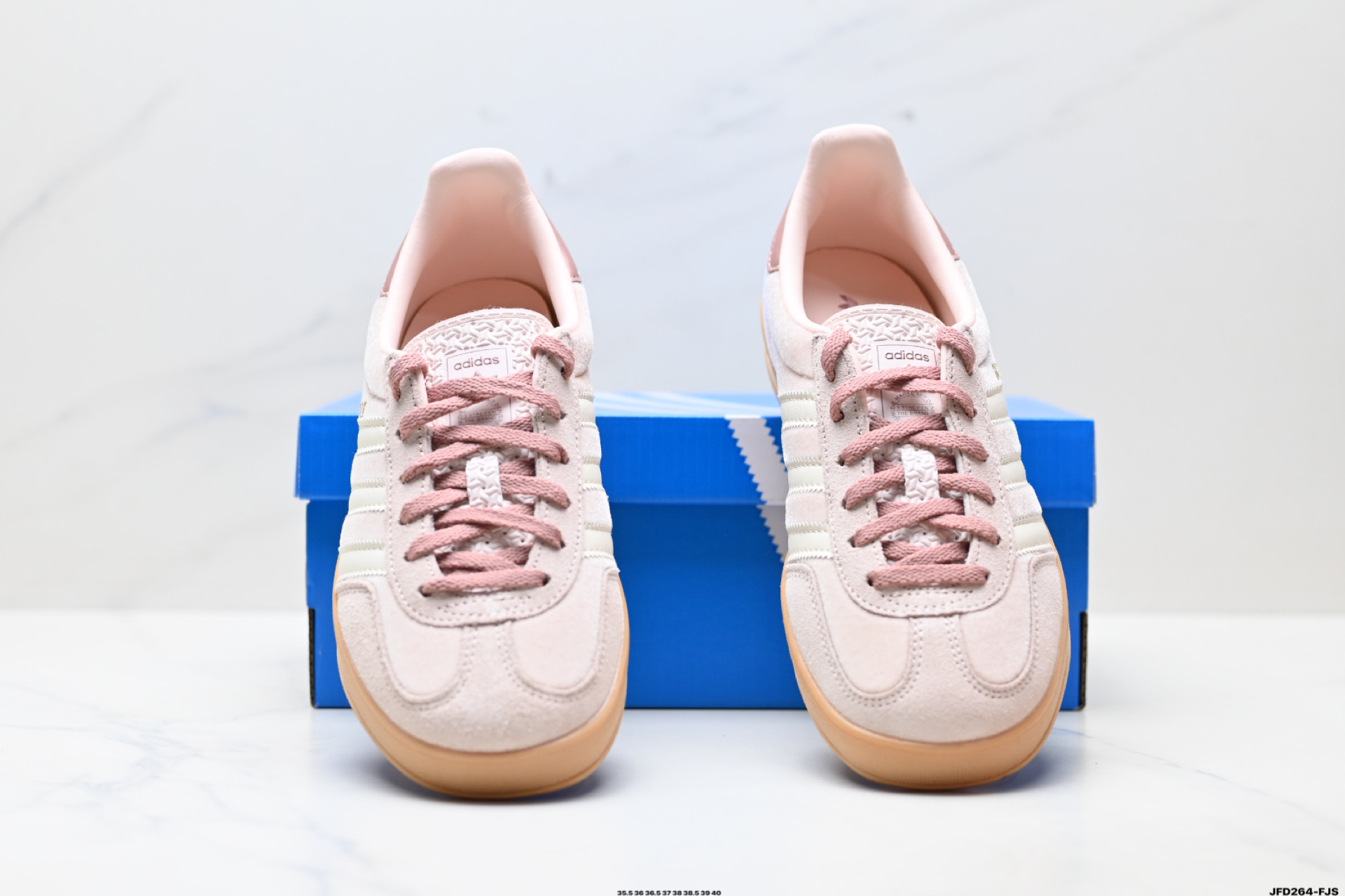 180 adidas Originals Gazelle Indoor 三叶草休闲防滑耐磨低帮板鞋 JR0232