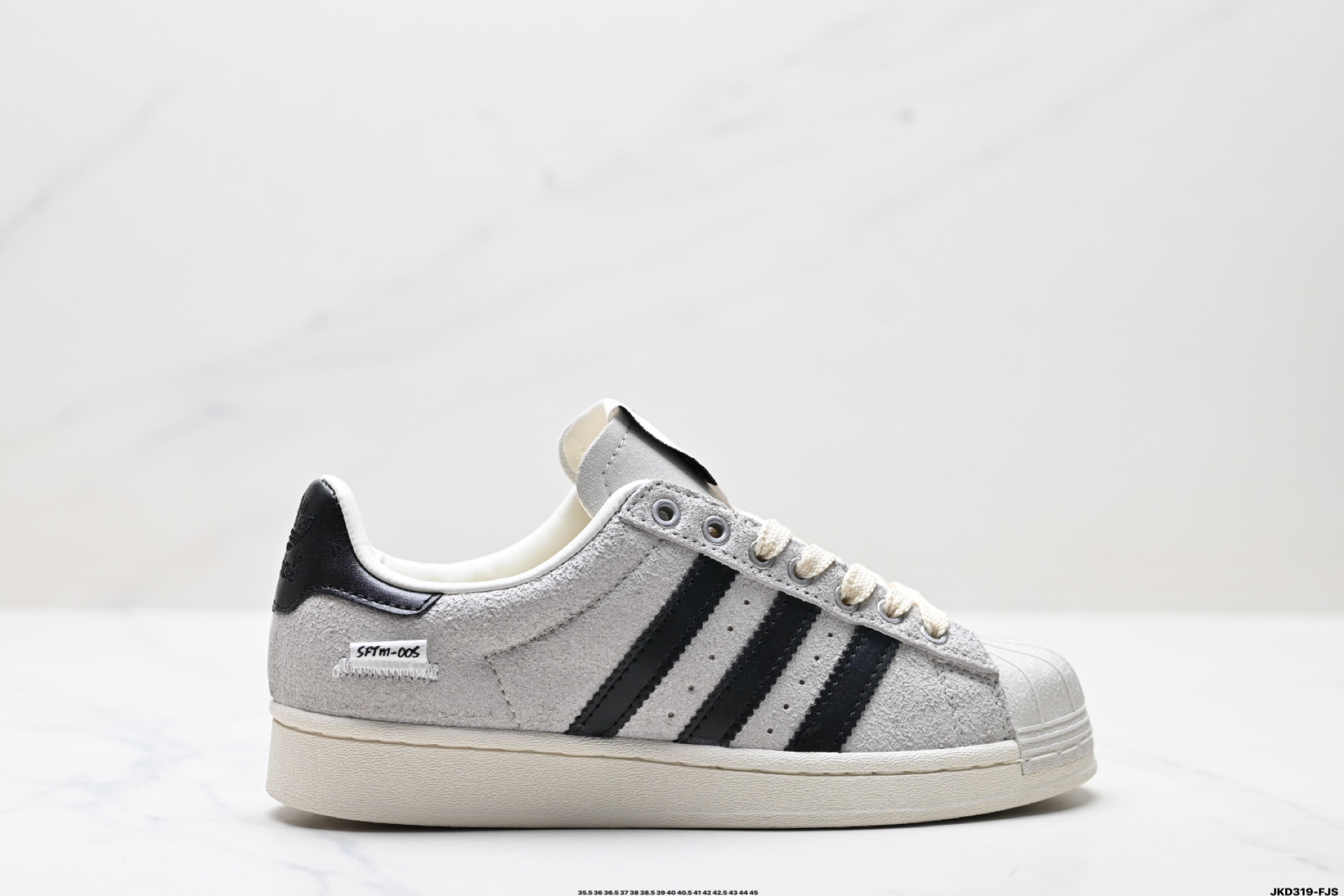 170 SFTM x Adidas Originals Superstar贝壳头系列 阿迪达斯 三叶草低帮经典百搭休闲运动板鞋 JQ0958