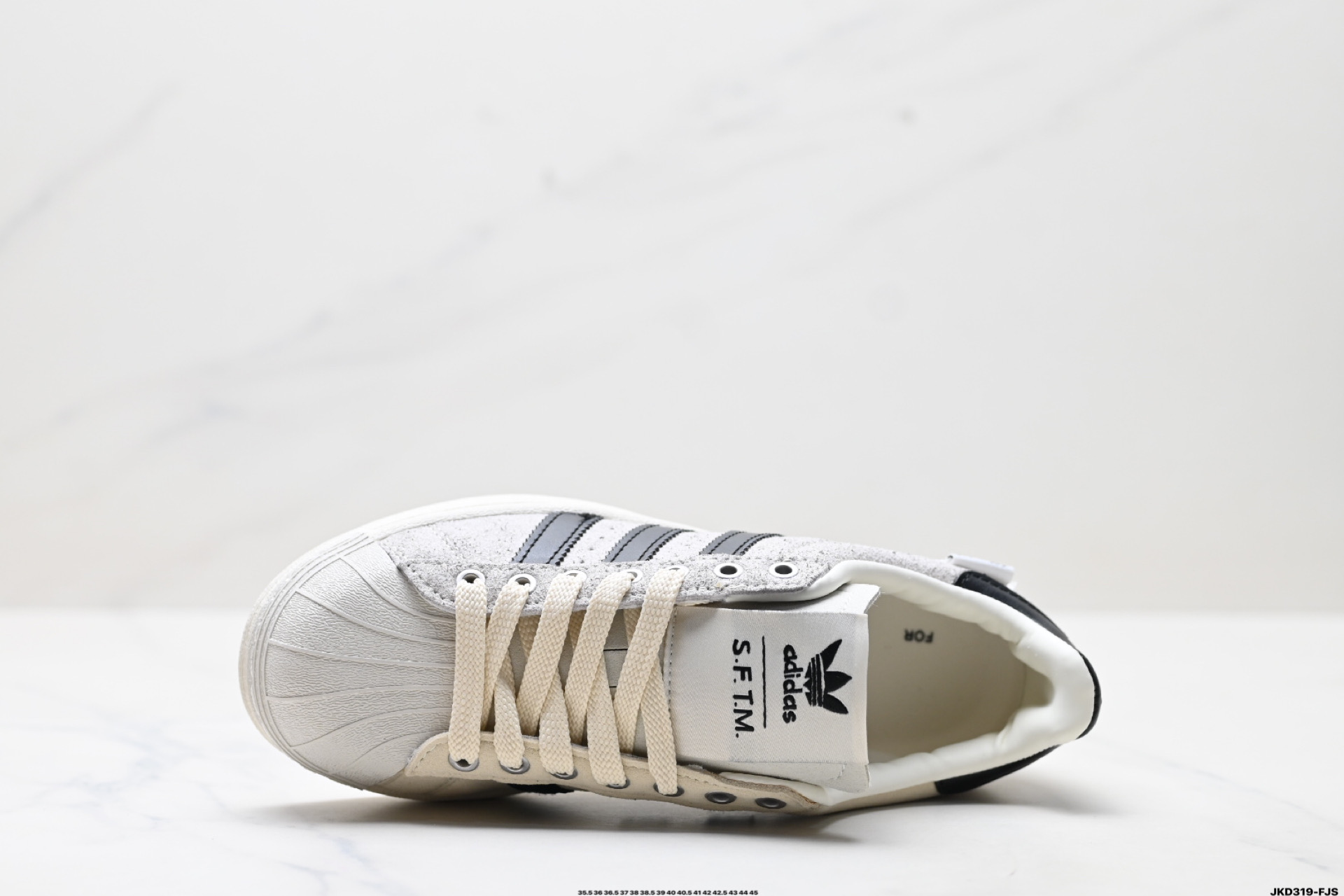 170 SFTM x Adidas Originals Superstar贝壳头系列 阿迪达斯 三叶草低帮经典百搭休闲运动板鞋 JQ0958