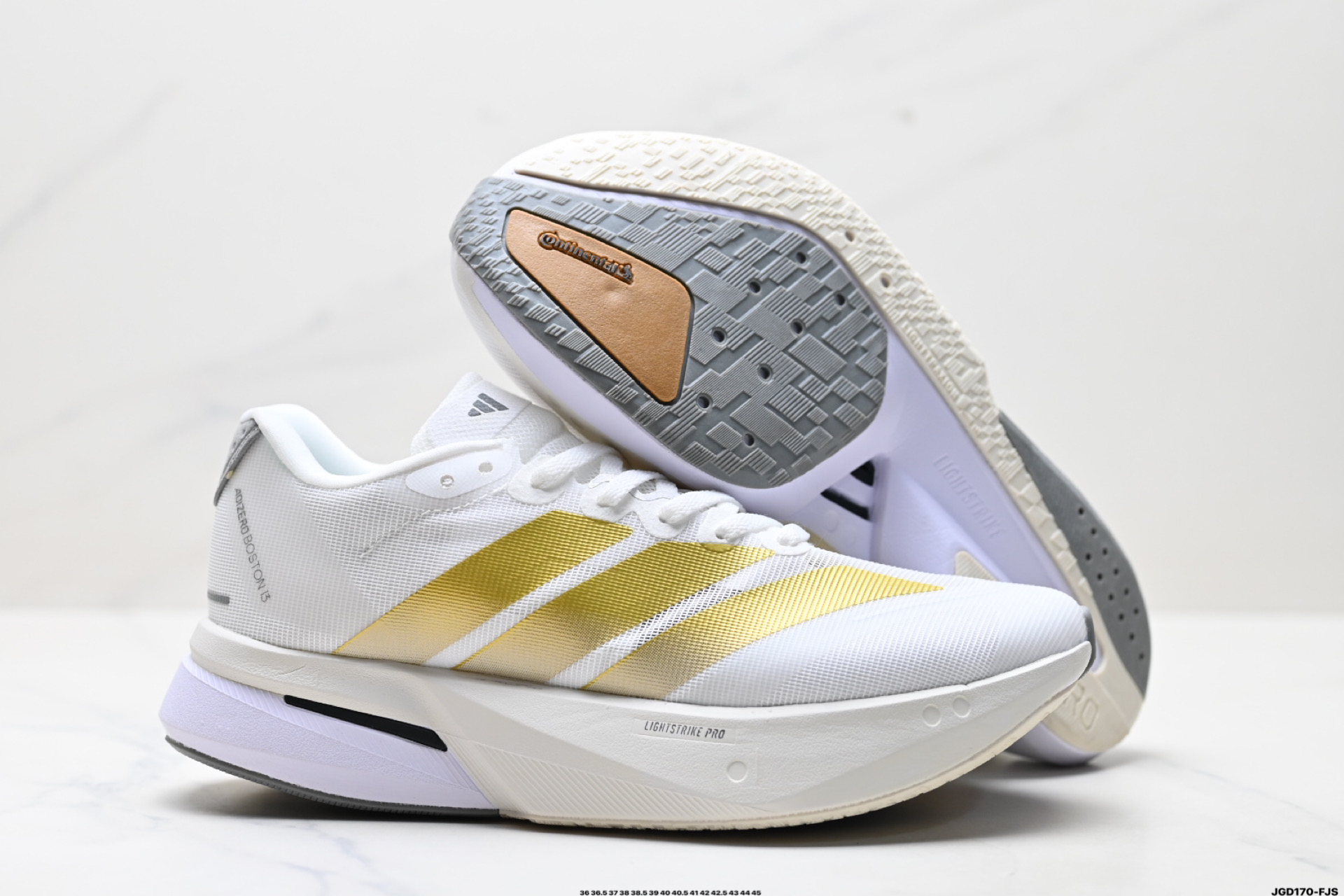 190 Adidas adizero BOSTON 13 阿迪达斯 透气网眼竞速跑鞋Boost 缓震底 运动鞋 JR4790