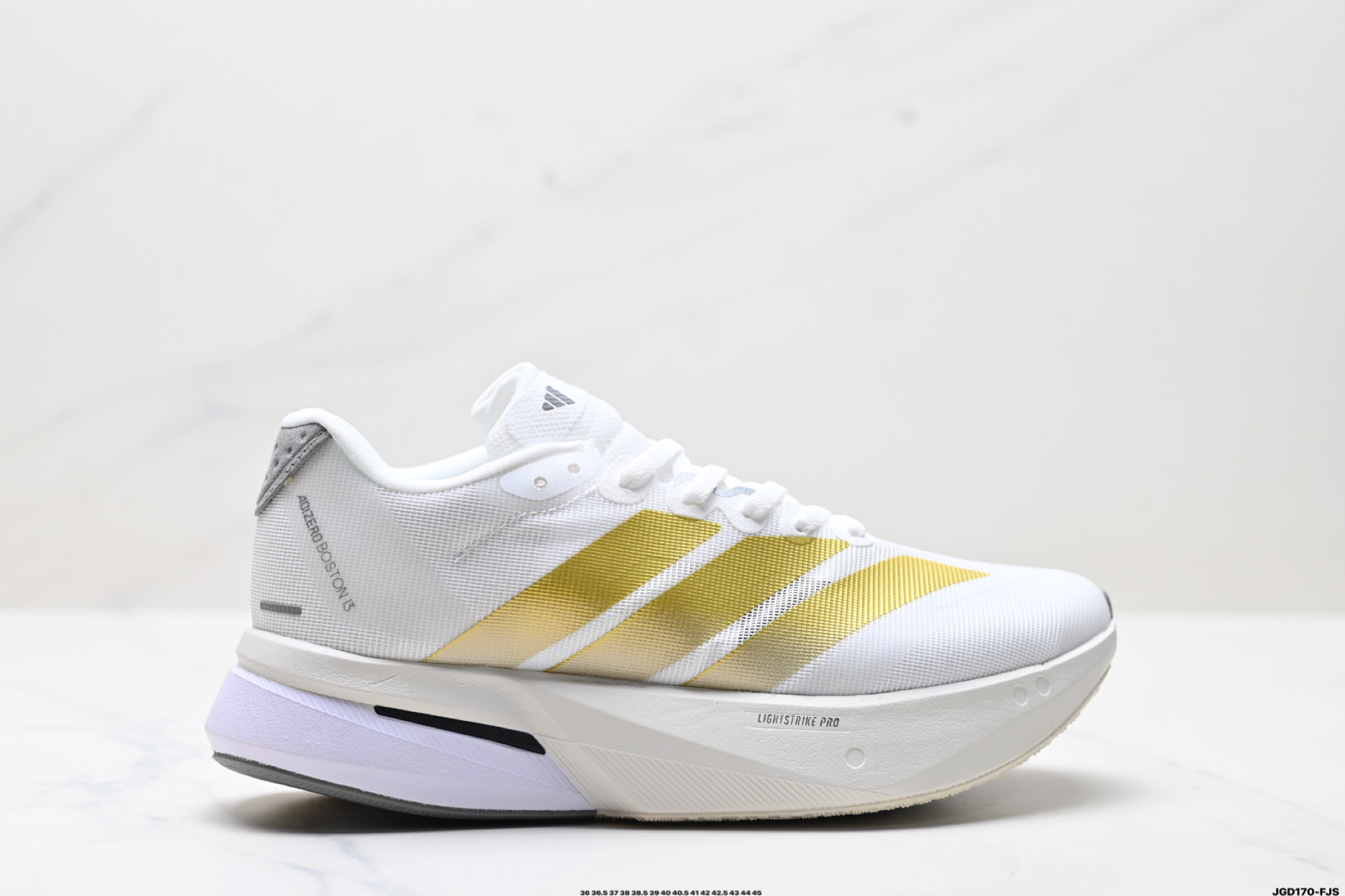 190 Adidas adizero BOSTON 13 阿迪达斯 透气网眼竞速跑鞋Boost 缓震底 运动鞋 JR4790