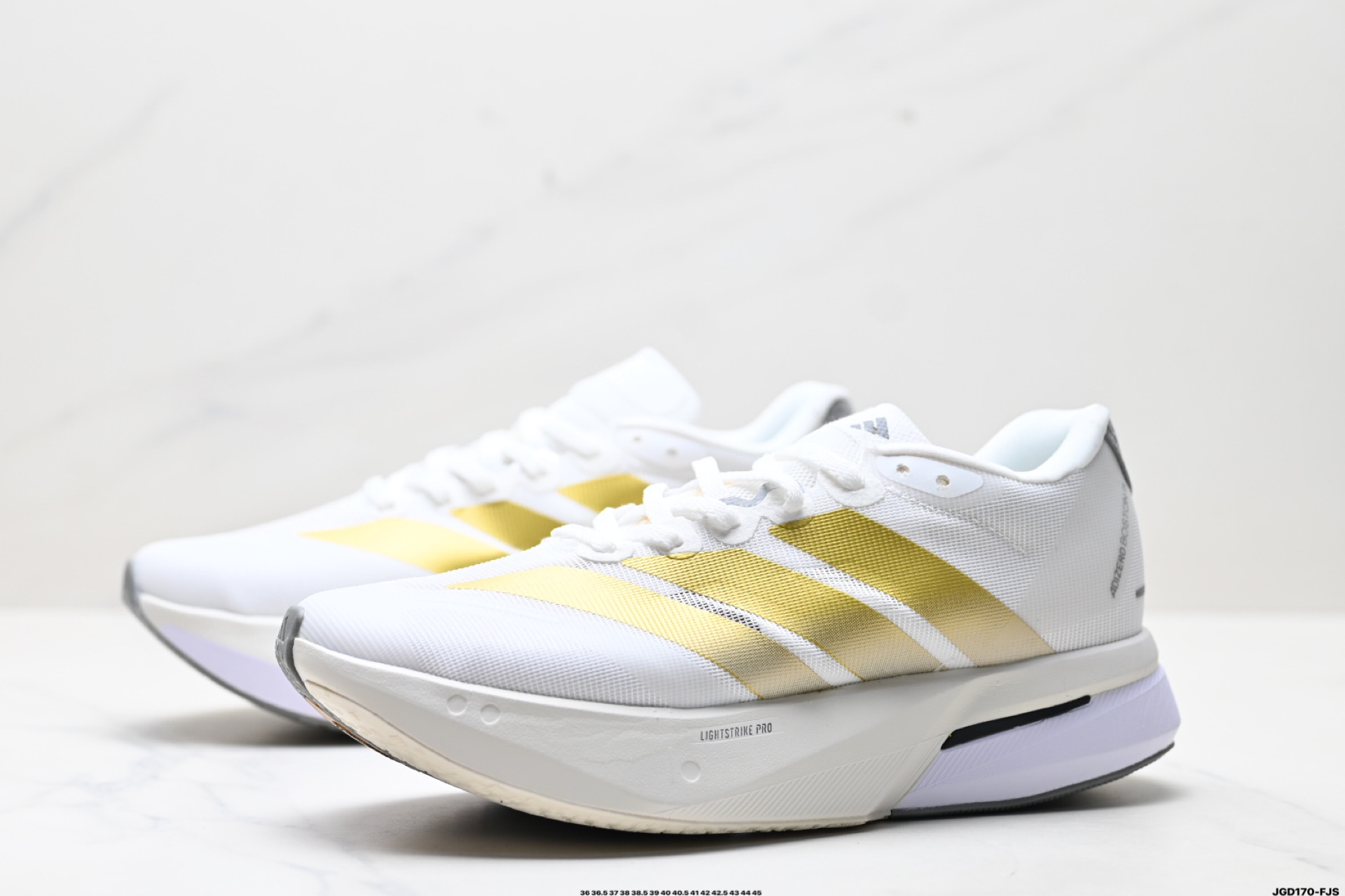 190 Adidas adizero BOSTON 13 阿迪达斯 透气网眼竞速跑鞋Boost 缓震底 运动鞋 JR4790