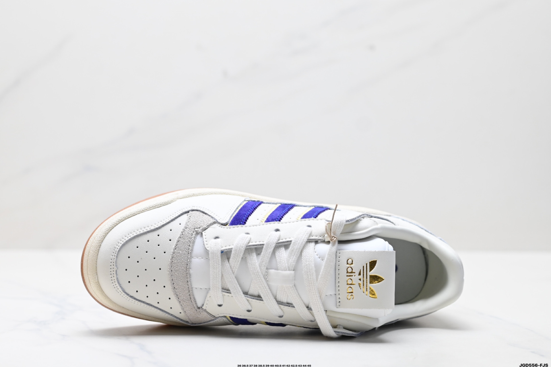 190 Adidas Forum LOW CL三叶草低邦 经典魔术贴复古板鞋 男女潮流头层皮休闲鞋 JH7940