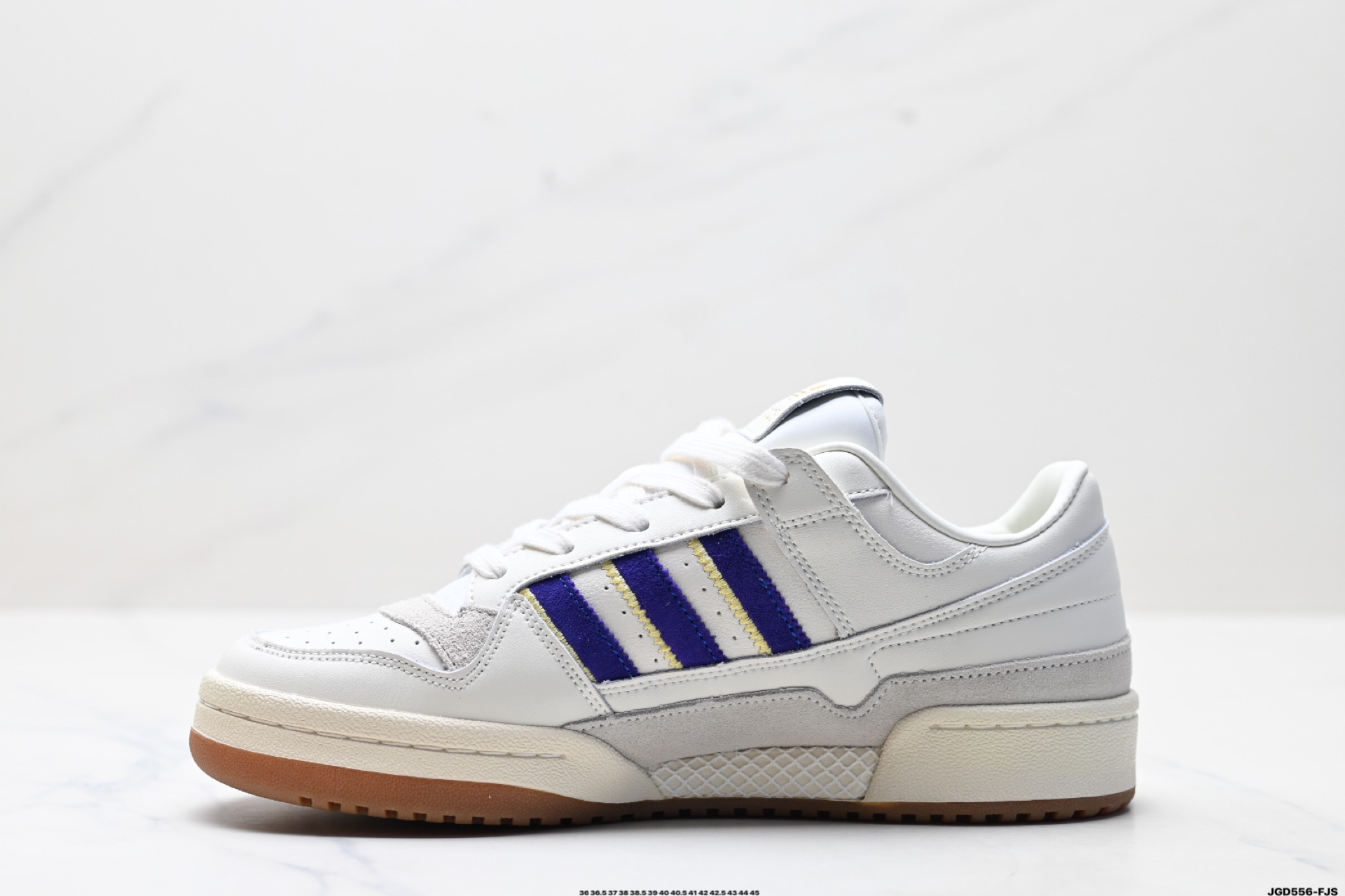 190 Adidas Forum LOW CL三叶草低邦 经典魔术贴复古板鞋 男女潮流头层皮休闲鞋 JH7940