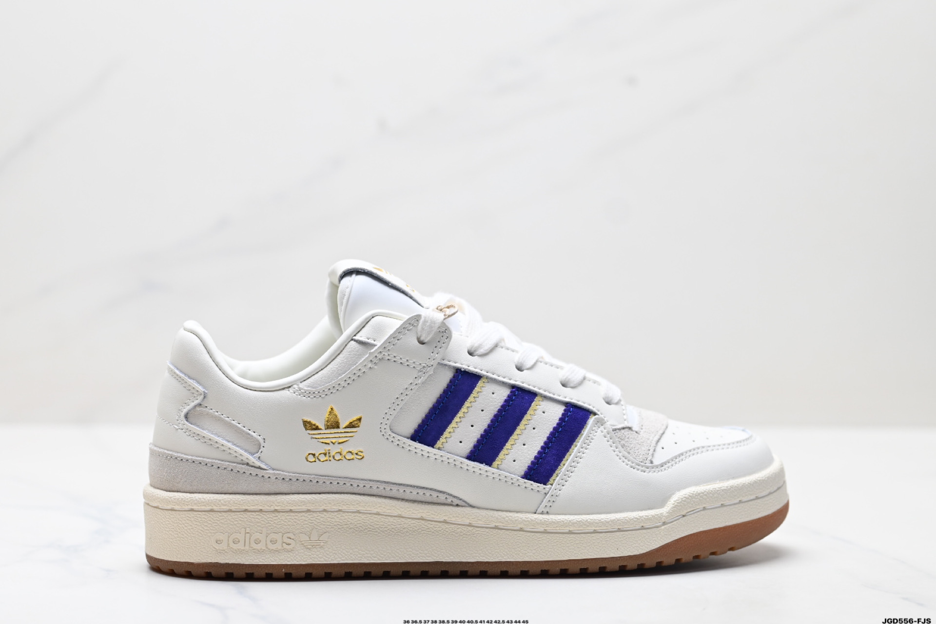 190 Adidas Forum LOW CL三叶草低邦 经典魔术贴复古板鞋 男女潮流头层皮休闲鞋 JH7940
