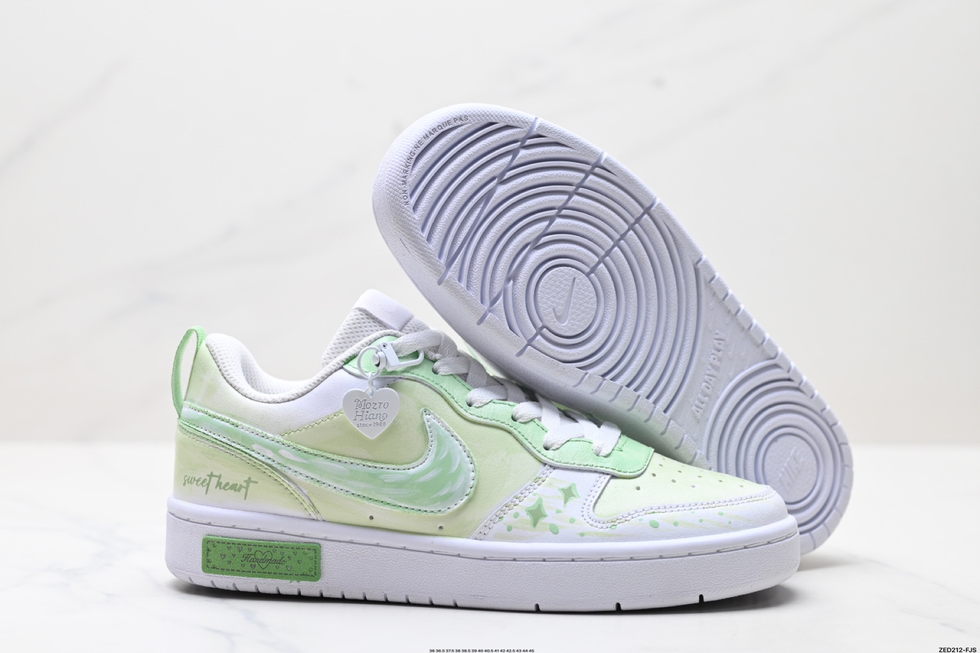 270 NIKE COURT VISION LO ‘DIY’定制 低帮百搭 透气休闲运动板鞋 BQ5448-211