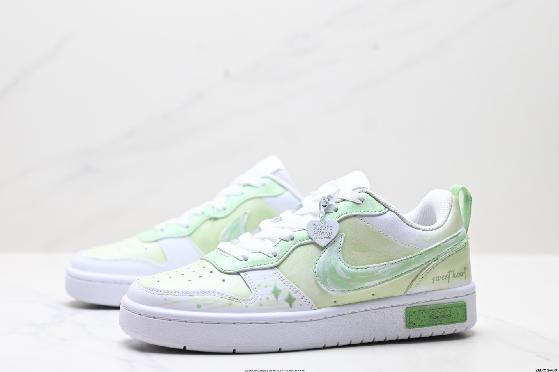 270 NIKE COURT VISION LO ‘DIY’定制 低帮百搭 透气休闲运动板鞋 BQ5448-211