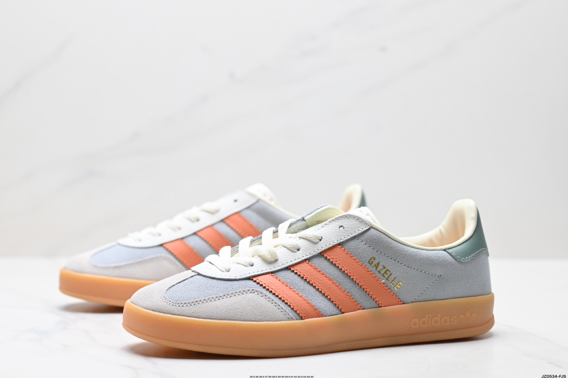 150 Adidas Originals Gazelle INdoor 三叶草休闲防滑耐磨低帮板鞋 JQ0011