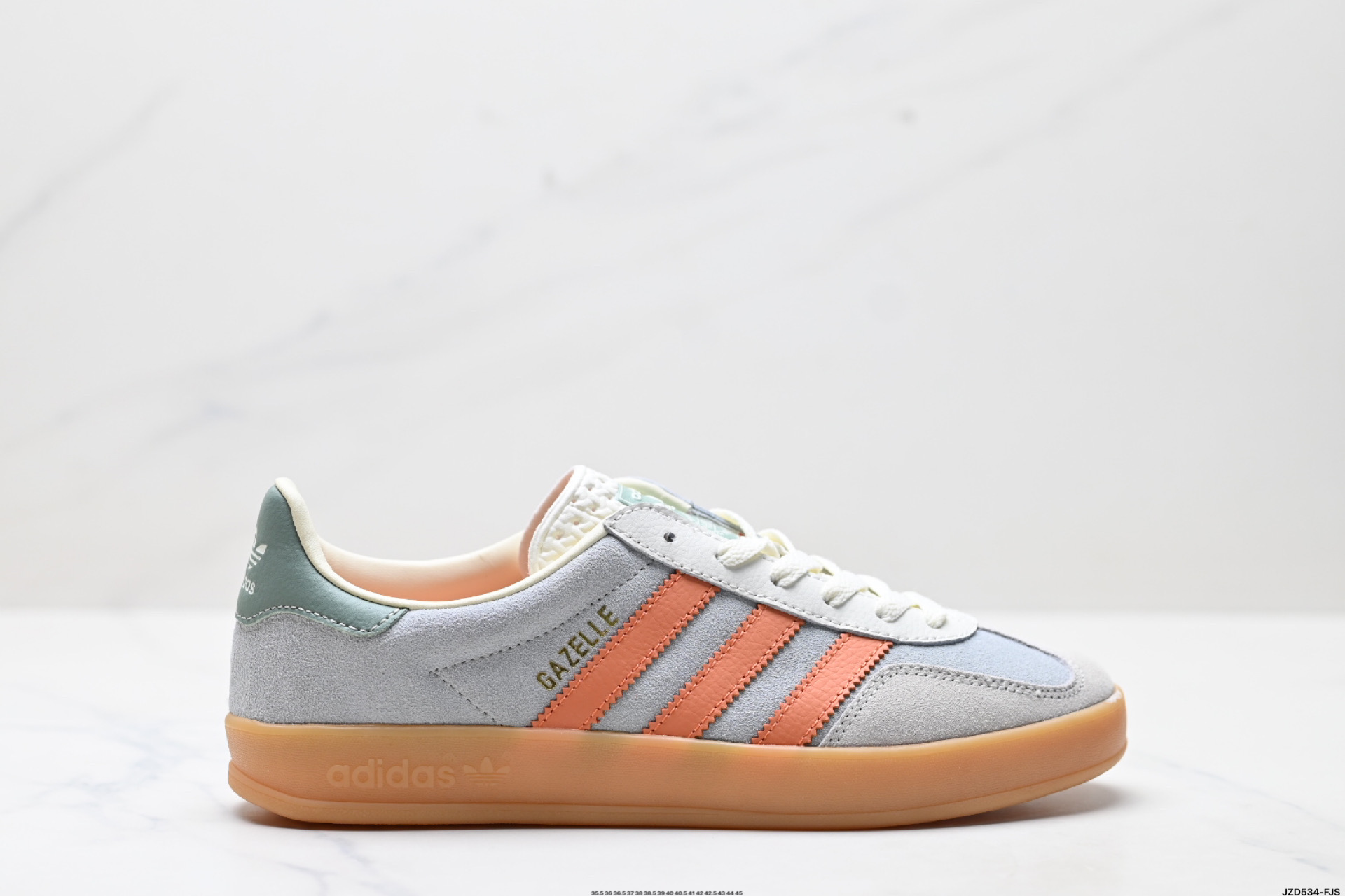 150 Adidas Originals Gazelle INdoor 三叶草休闲防滑耐磨低帮板鞋 JQ0011