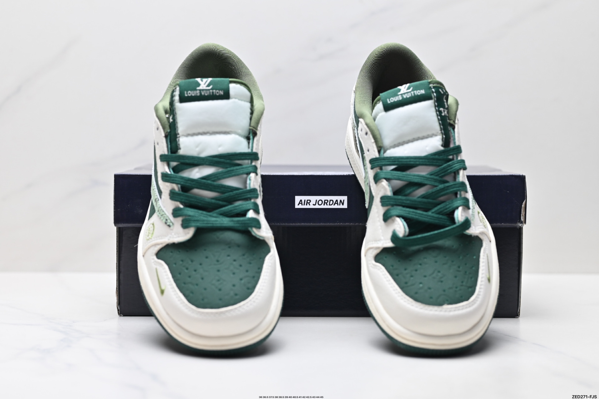 270 Nike Air Jordan 1 x Travis Scott AJ1倒勾 乔一倒钩 ‘DIY’定制 耐克 低帮文化篮球鞋 XS2024-061