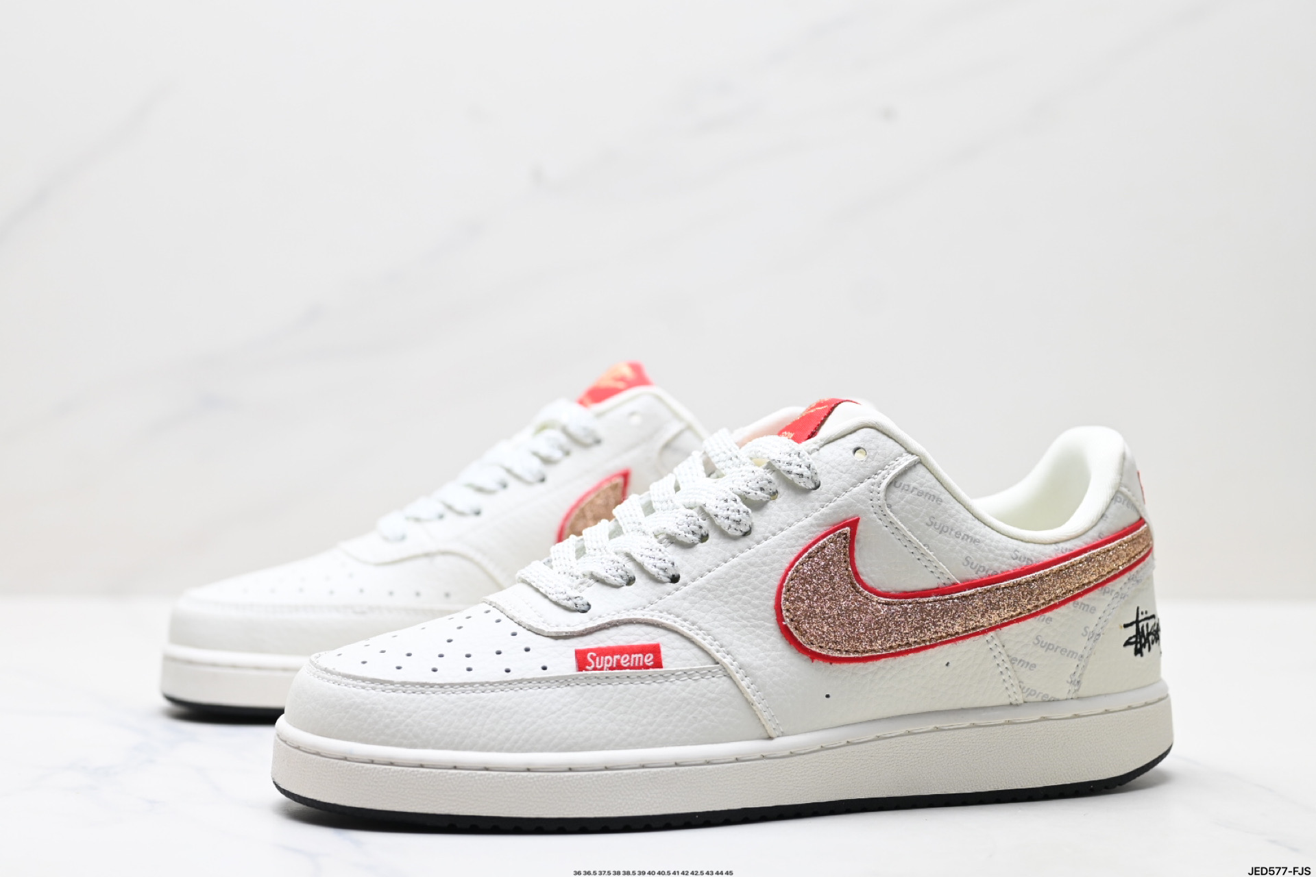 💰190
公司级✅NIKE COURT VISION LO 低帮百搭 透气休闲运动板鞋 
兼顾舒适脚感和出众风范 演绎匠心之作 结构性的支撑贴合感结合复古篮球设计 
电绣工艺 皮料切割干净无任何毛边 细节完美
货号:FD5188-113
尺码:36 36.5 37.5 38 38.5 39 40 40.5 41 42 42.5 43 44 45
ID:JED577-FJS