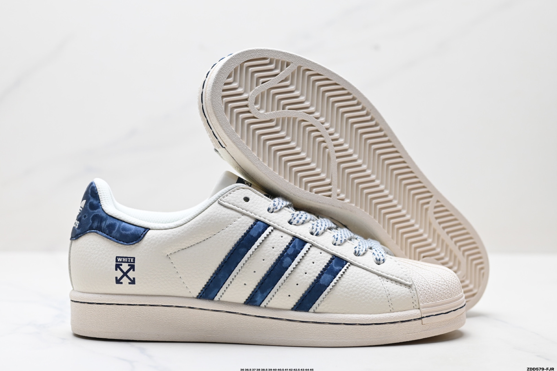 240 Adidas Originals Superstar 阿迪达斯 三叶草 贝壳头’DIY’系列低帮经典百搭休闲运动板鞋 HS3074