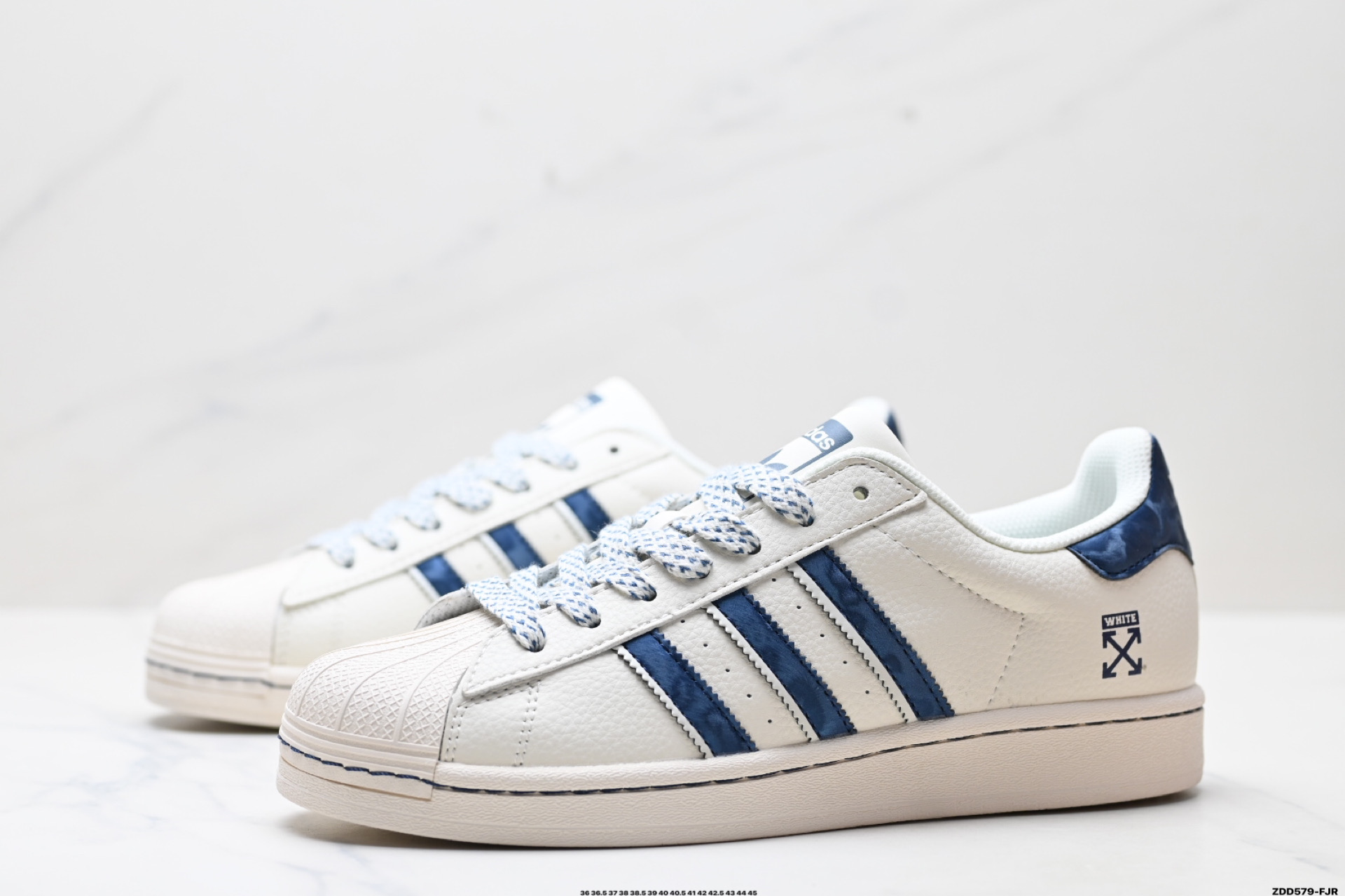 240 Adidas Originals Superstar 阿迪达斯 三叶草 贝壳头’DIY’系列低帮经典百搭休闲运动板鞋 HS3074