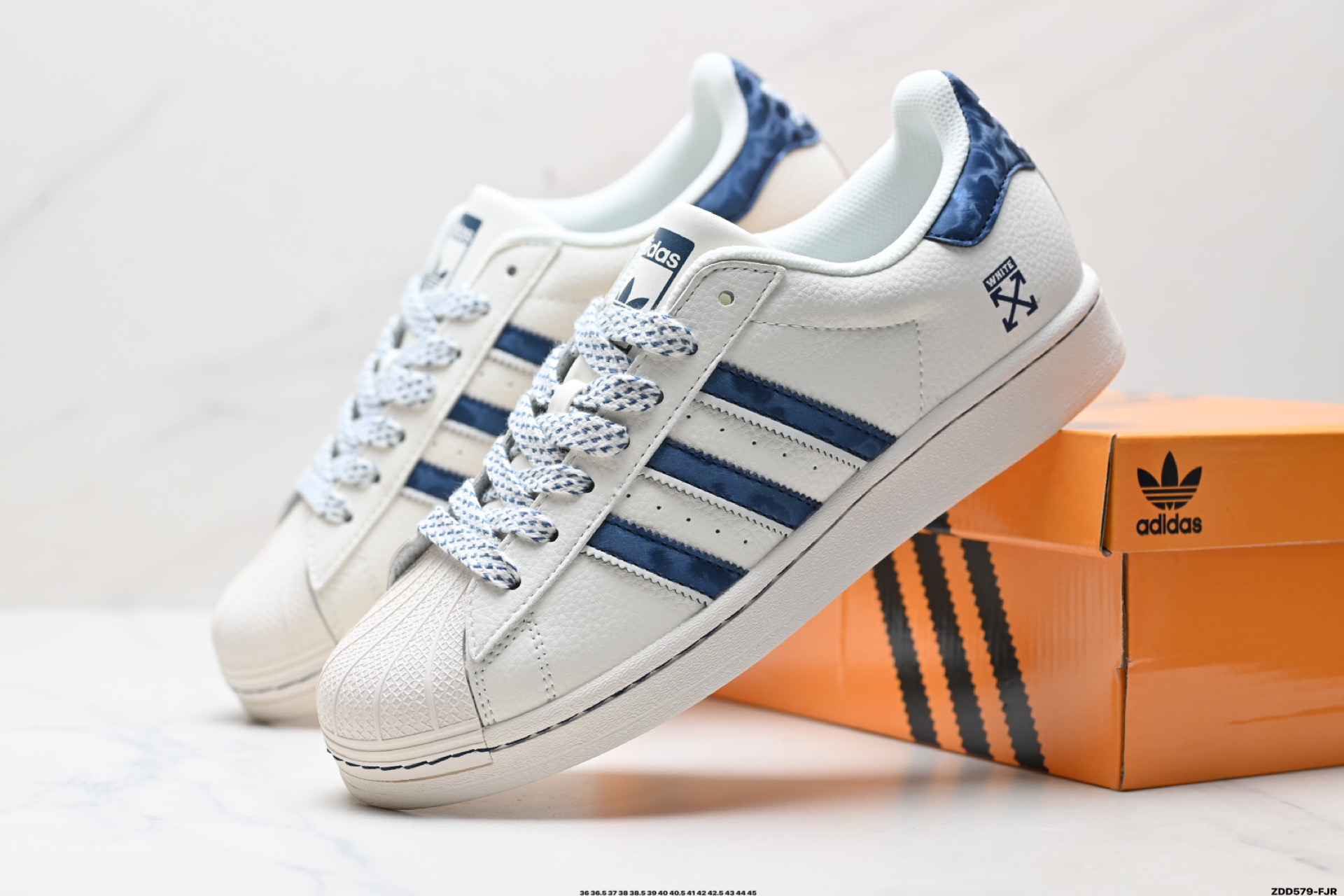 240 Adidas Originals Superstar 阿迪达斯 三叶草 贝壳头’DIY’系列低帮经典百搭休闲运动板鞋 HS3074