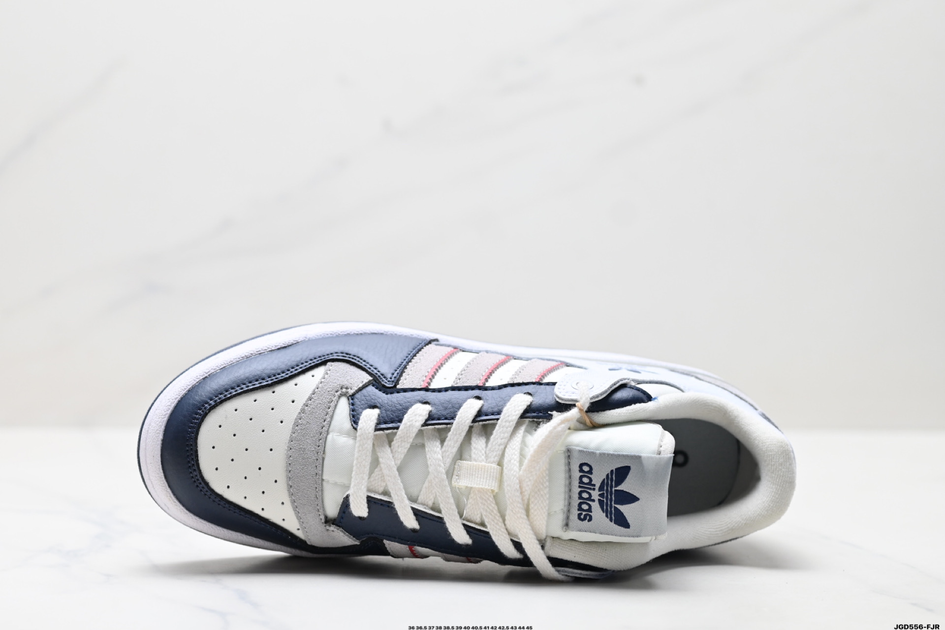 190 Adidas Forum LOW CL三叶草低邦 经典魔术贴复古板鞋 男女潮流头层皮休闲鞋 JP9997