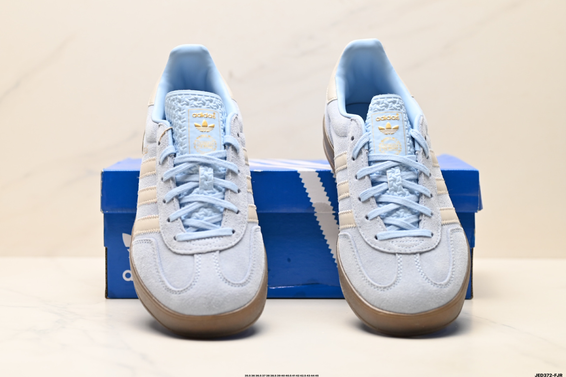160 Adidas Originals Gazelle Indoor 三叶草休闲防滑耐磨低帮板鞋 JI2717