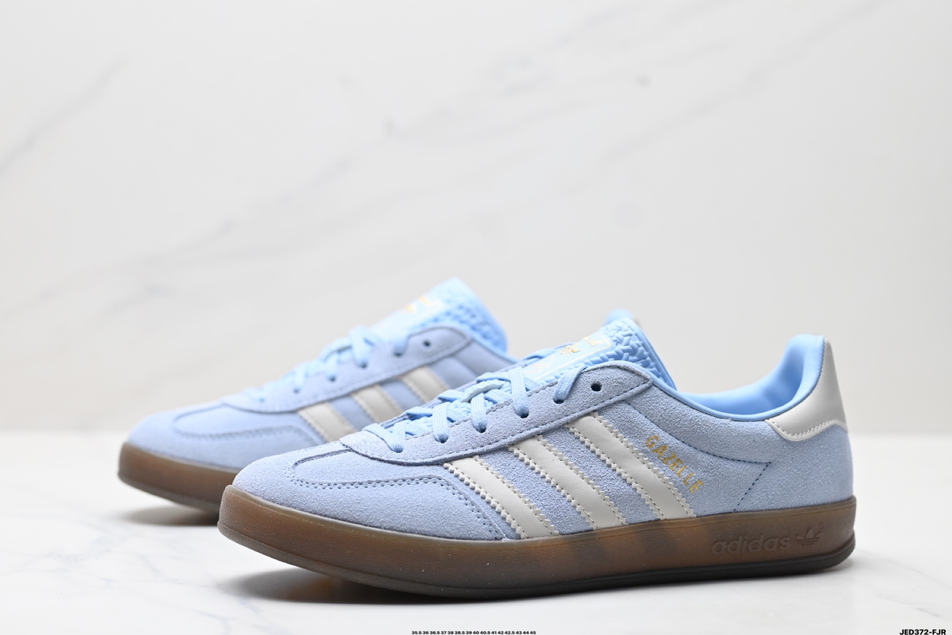 160 Adidas Originals Gazelle Indoor 三叶草休闲防滑耐磨低帮板鞋 JI2717