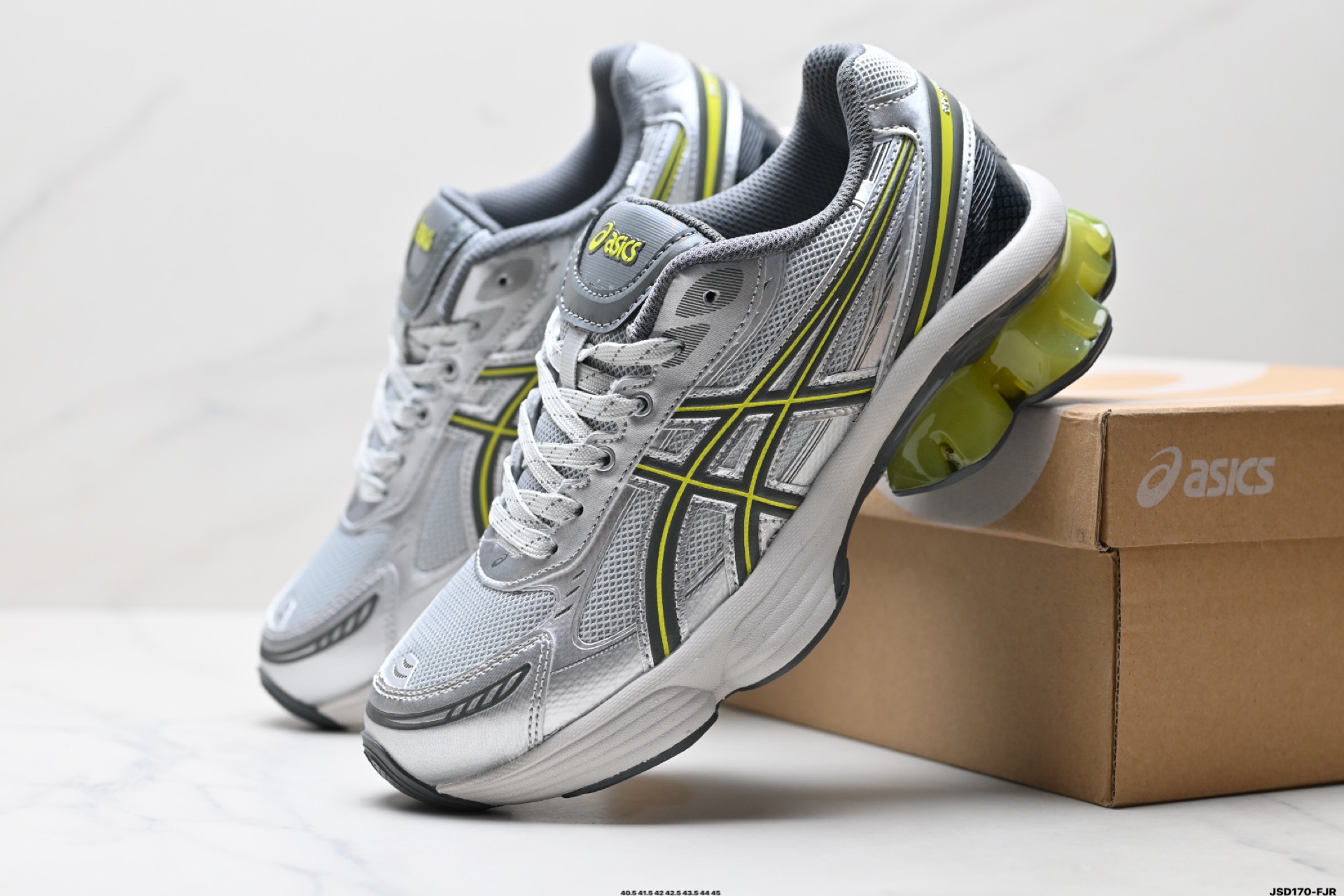 210 Asics Gel-Kinetic Fluent 亚瑟士 复古休闲运动鞋厚底增高老爹鞋 1203A591-001