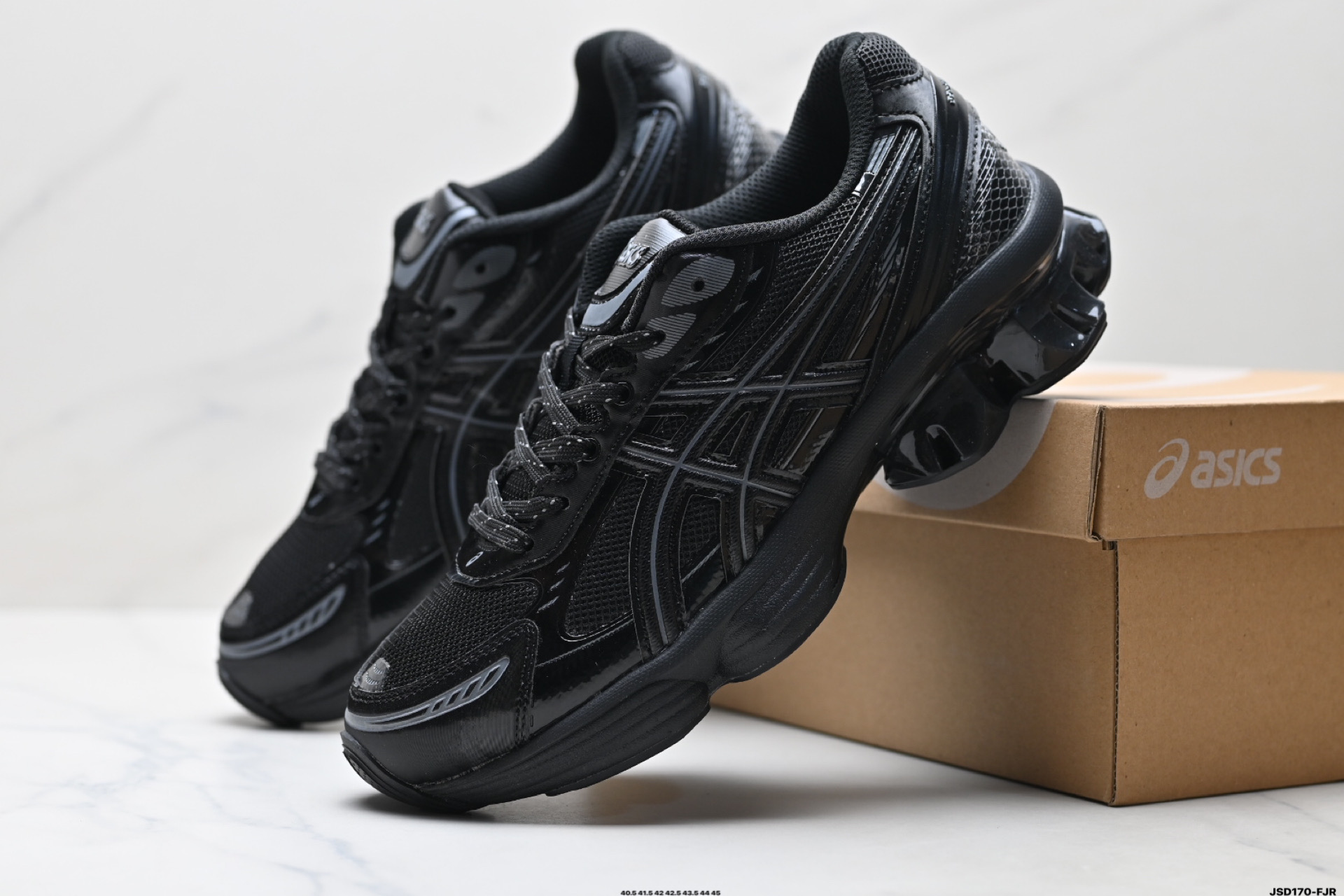 210 Asics Gel-Kinetic Fluent 亚瑟士 复古休闲运动鞋厚底增高老爹鞋 1203A591-001