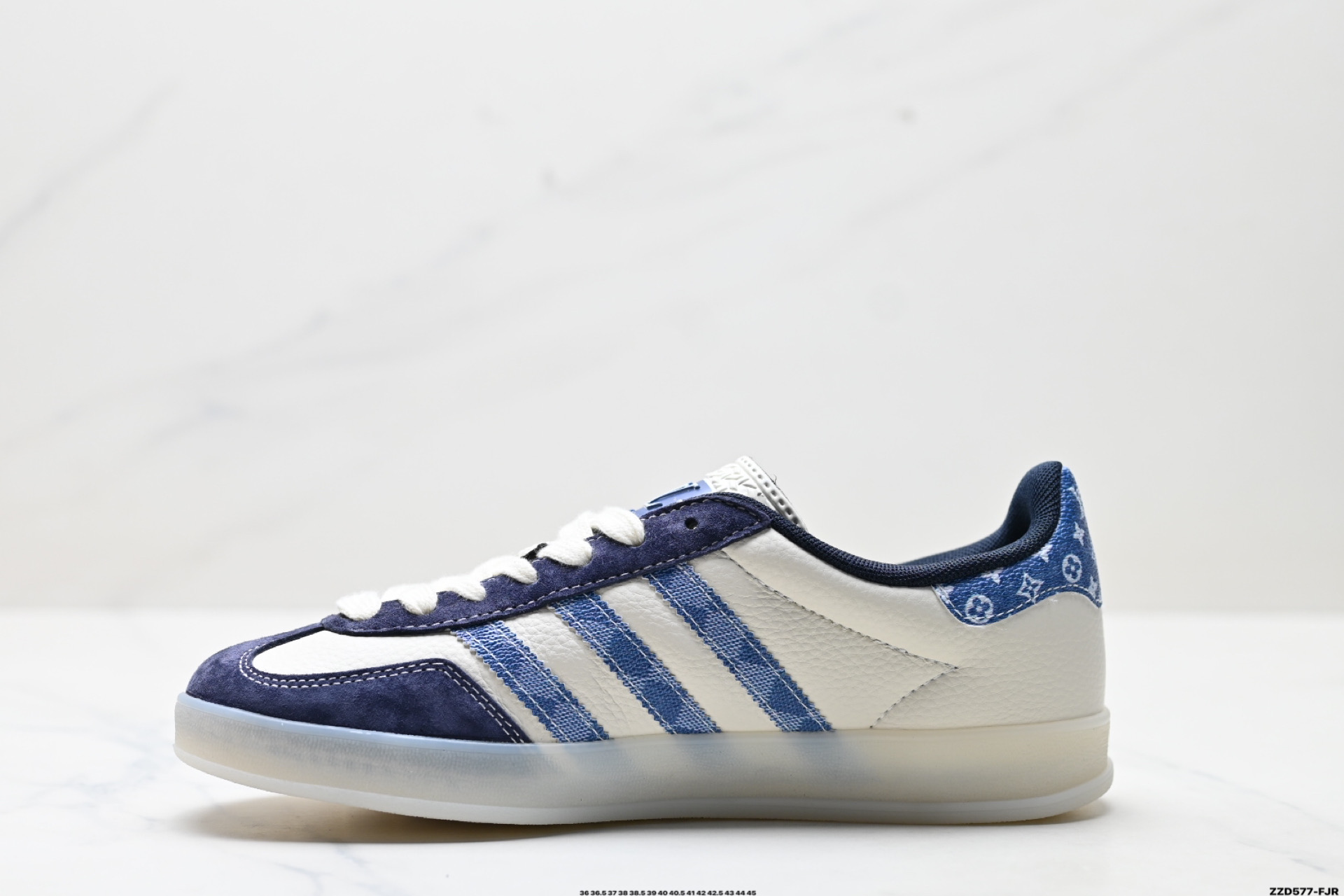 260 Adidas Originals Gazelle indoor ‘DIY‘定制 系列 阿迪达斯 三叶草低帮休闲运动板鞋 DM1234-008
