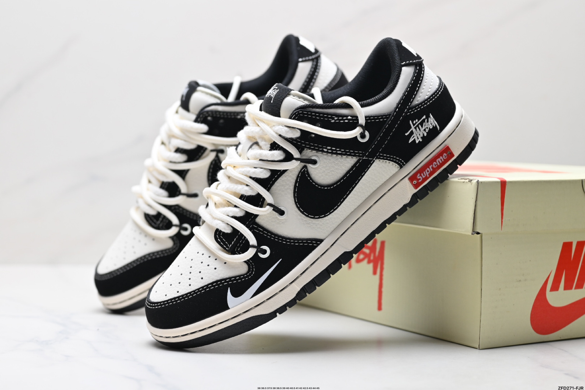 290 Nike Dunk Low Retro ‘DIY高端定制’耐克 低帮休闲运动板鞋 YX5066-278
