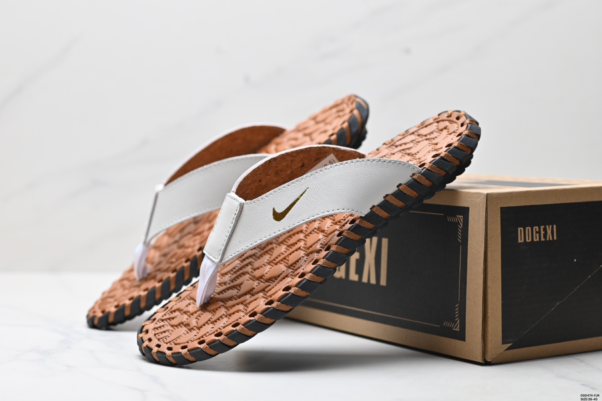 Nike Sandalias de cuero para hombre, estilo veraniego y cómodas 6 i1747588778857 4814 0 4